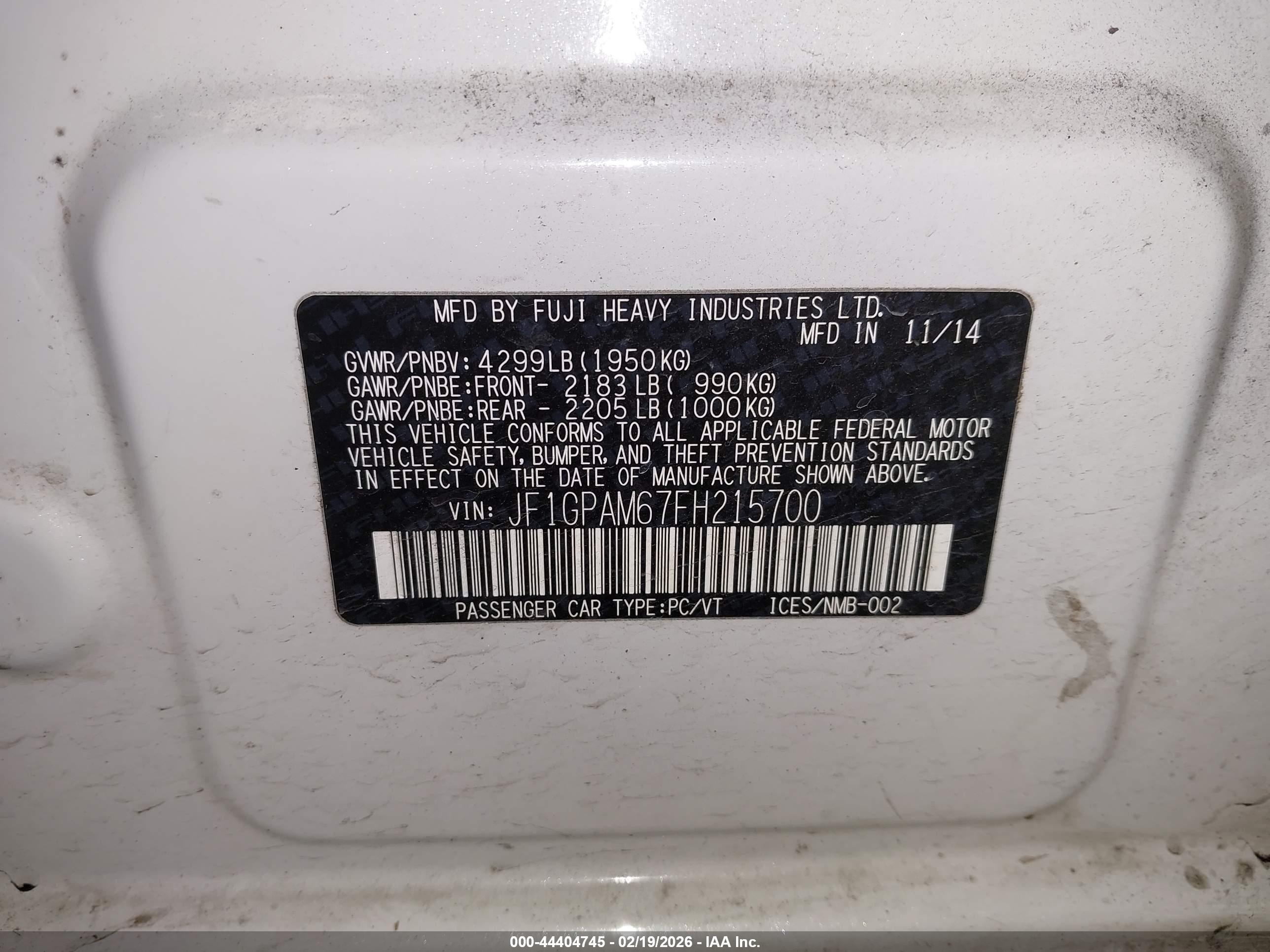 SUBARU IMPREZA image 9