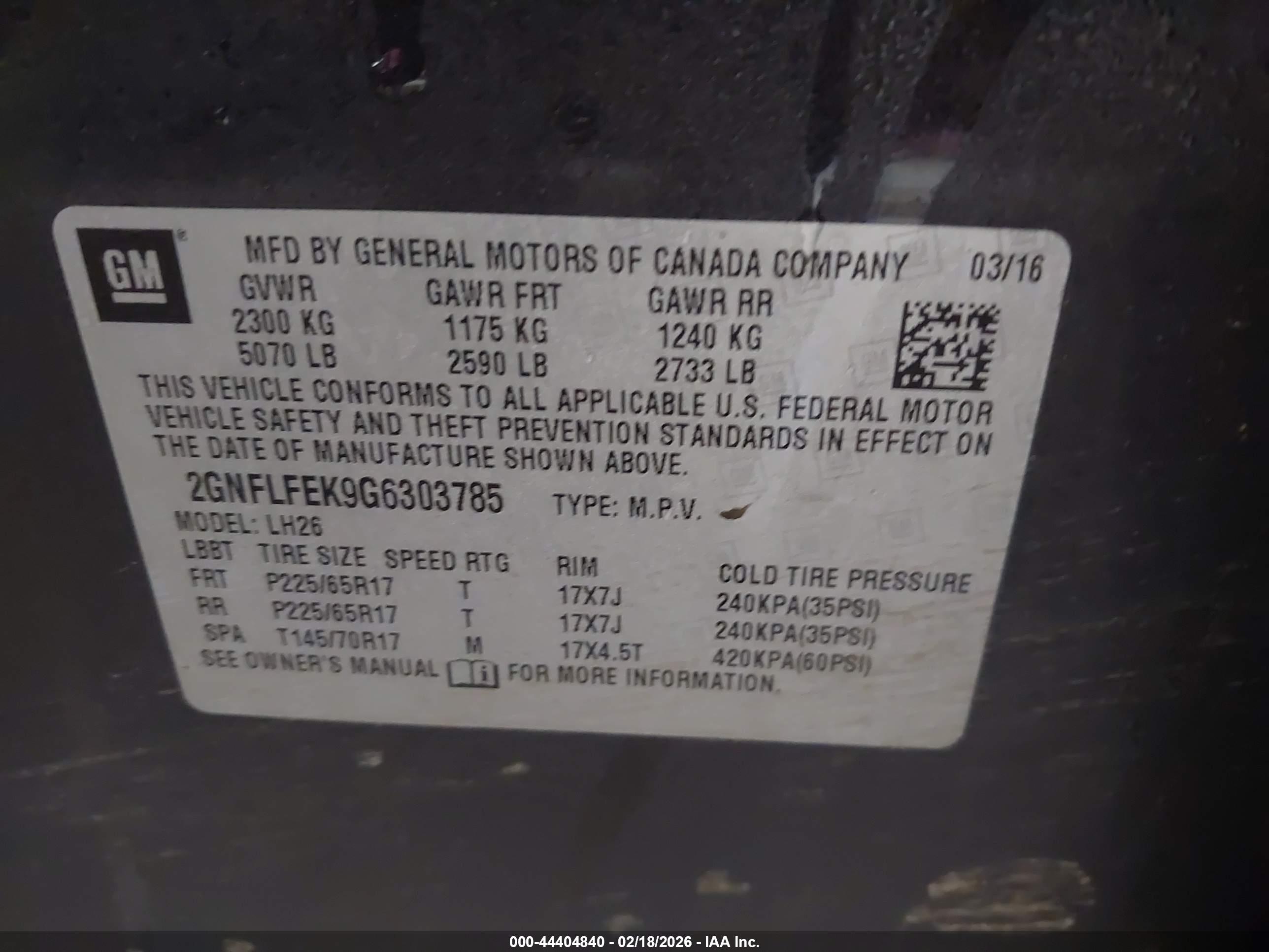 CHEVROLET EQUINOX image 9