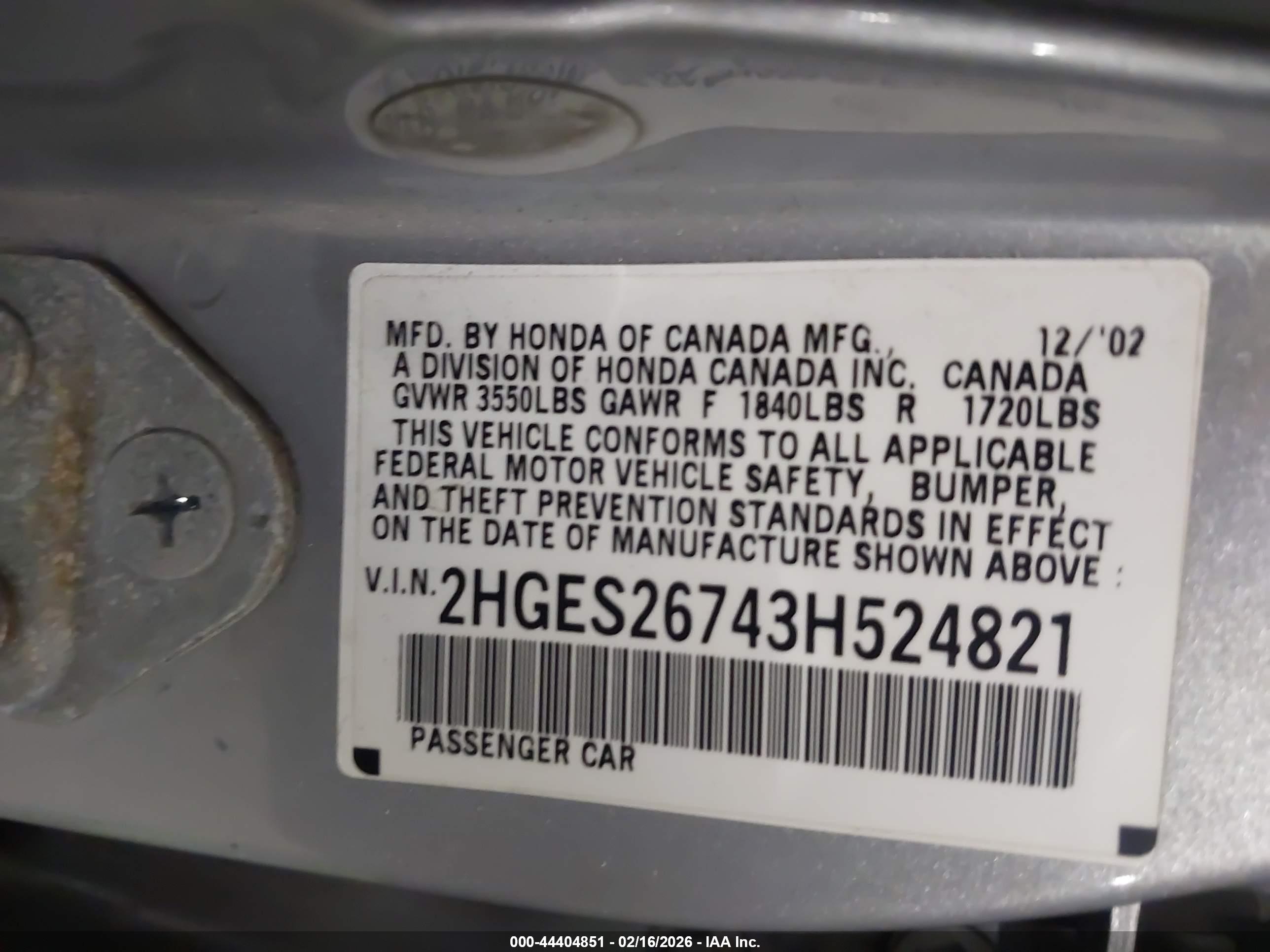 HONDA CIVIC image 9