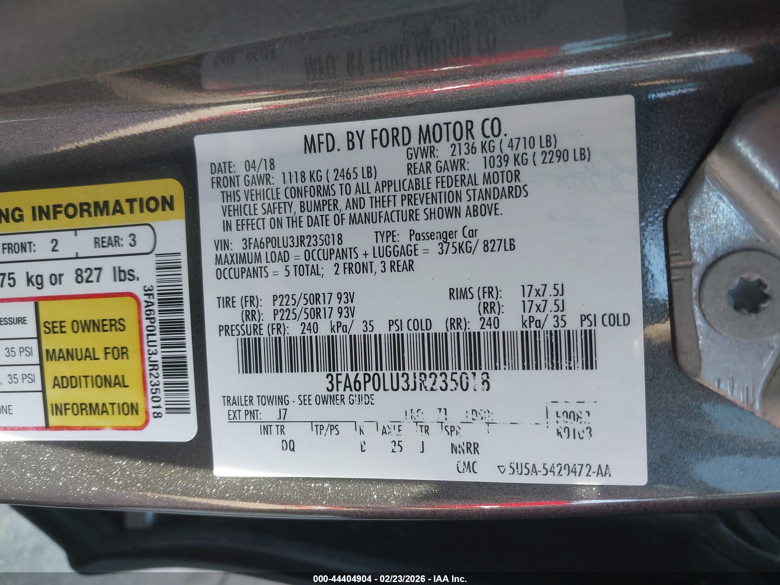 FORD FUSION image 9