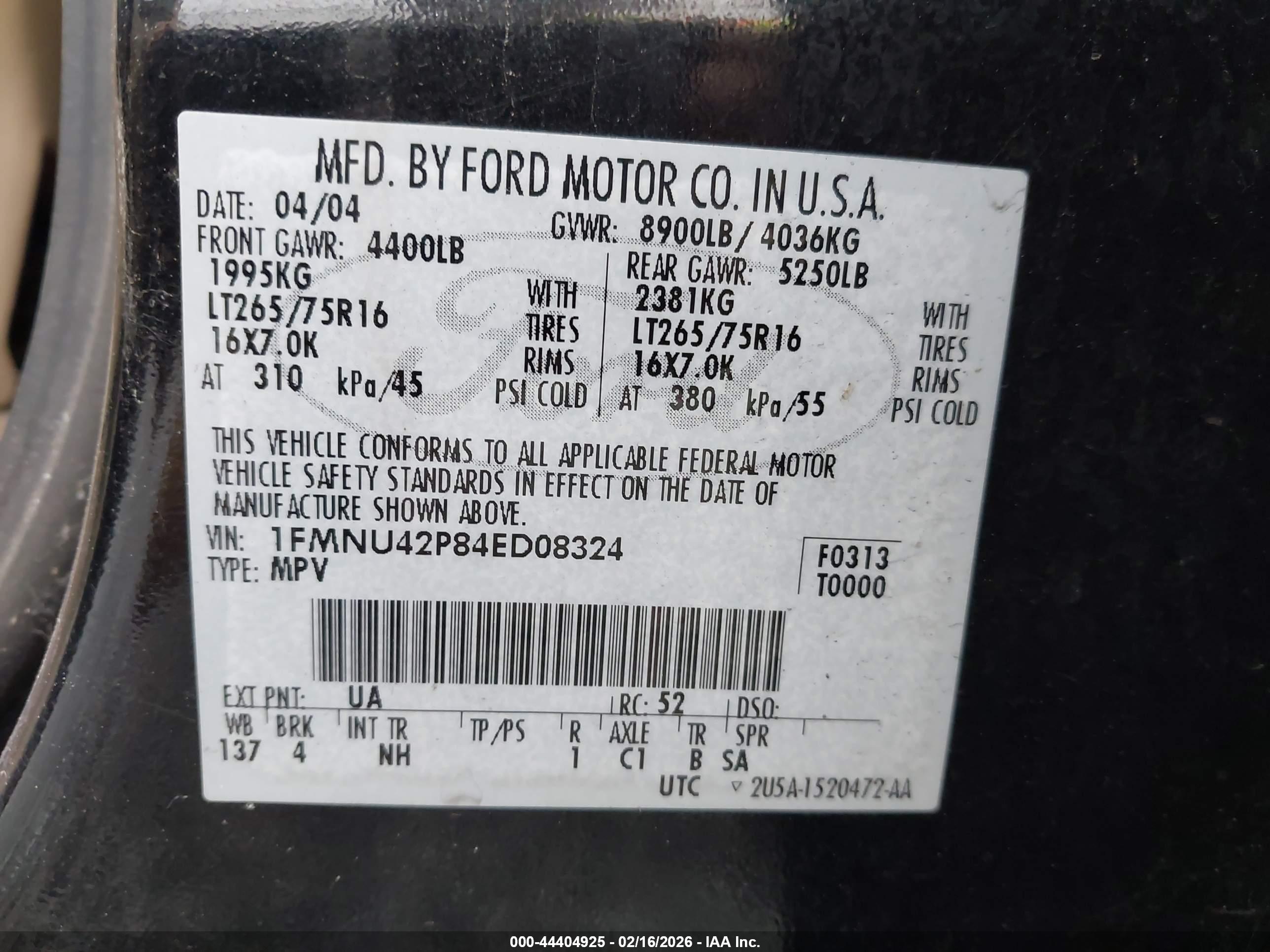 FORD EXCURSION image 9