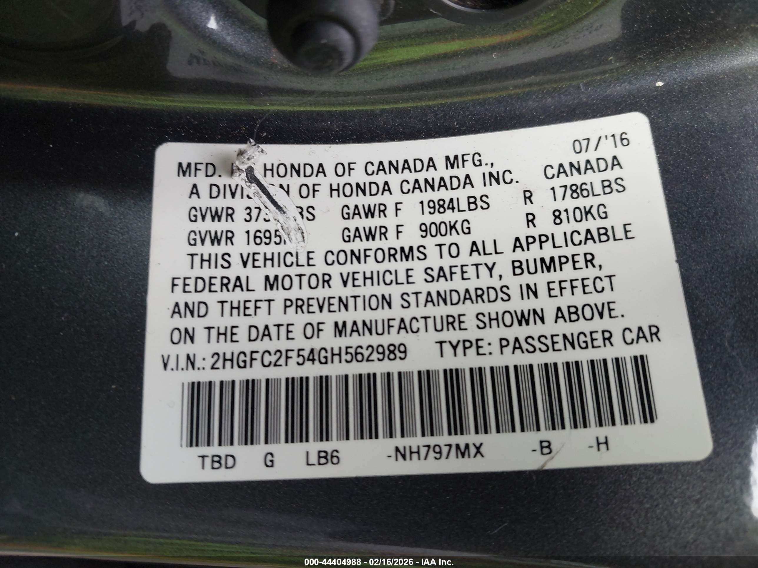 HONDA CIVIC image 9