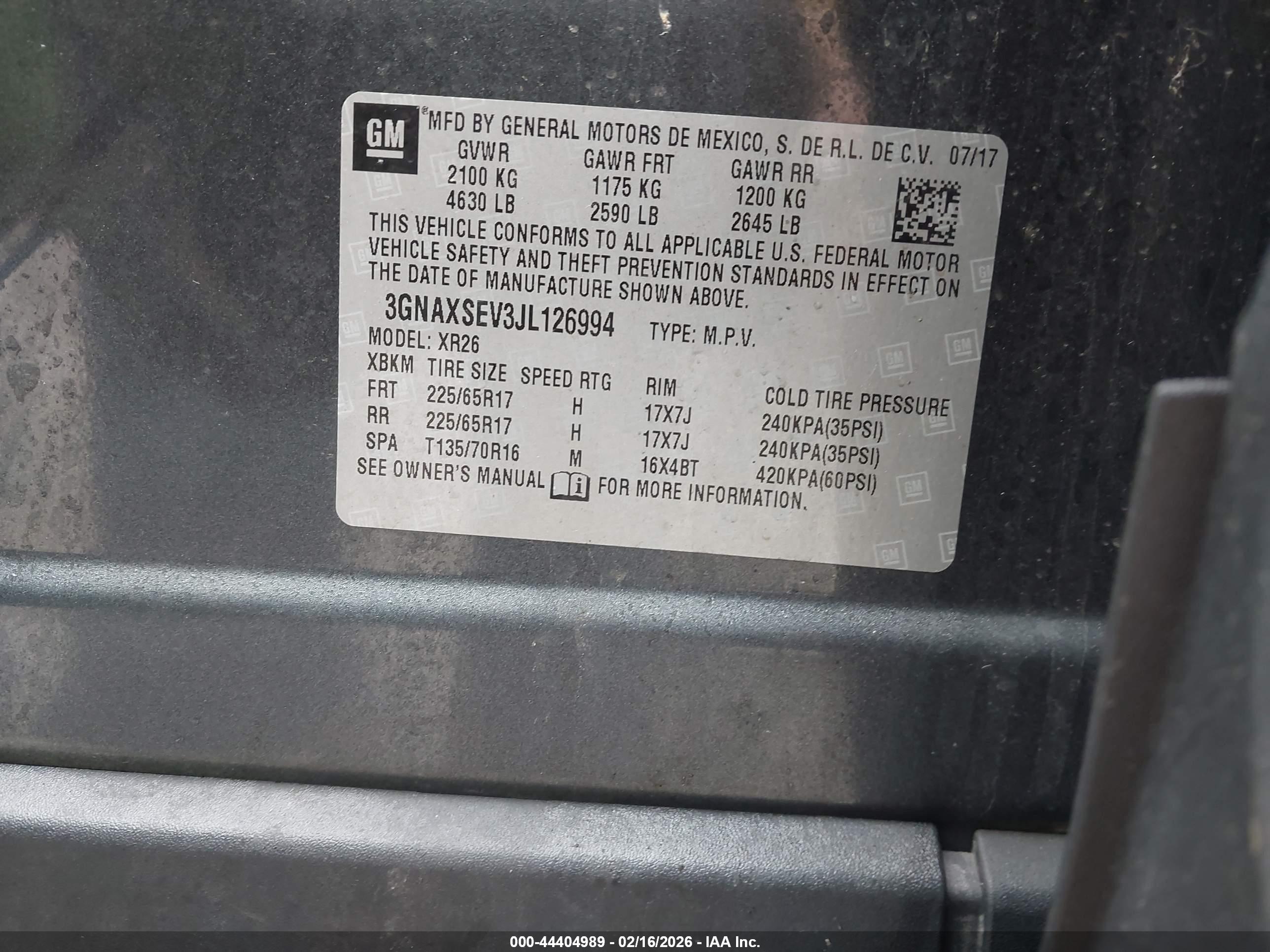CHEVROLET EQUINOX image 9