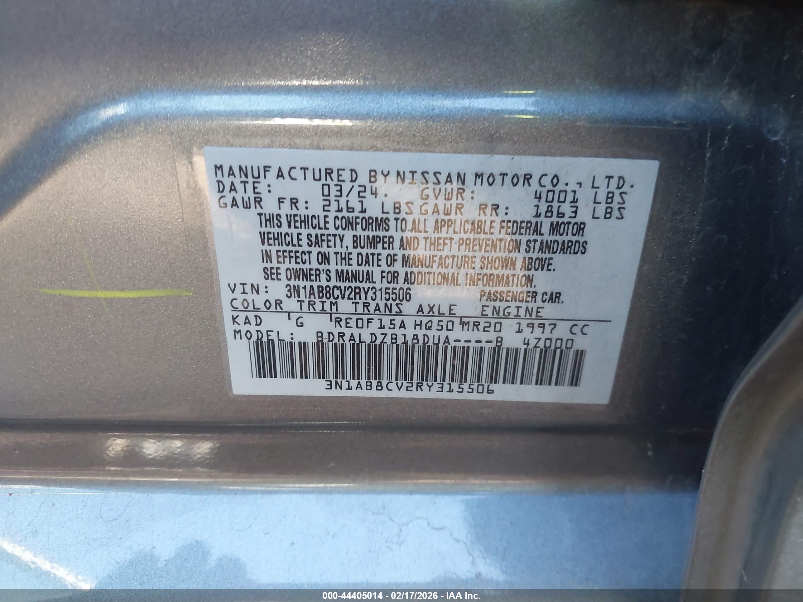 NISSAN SENTRA image 9