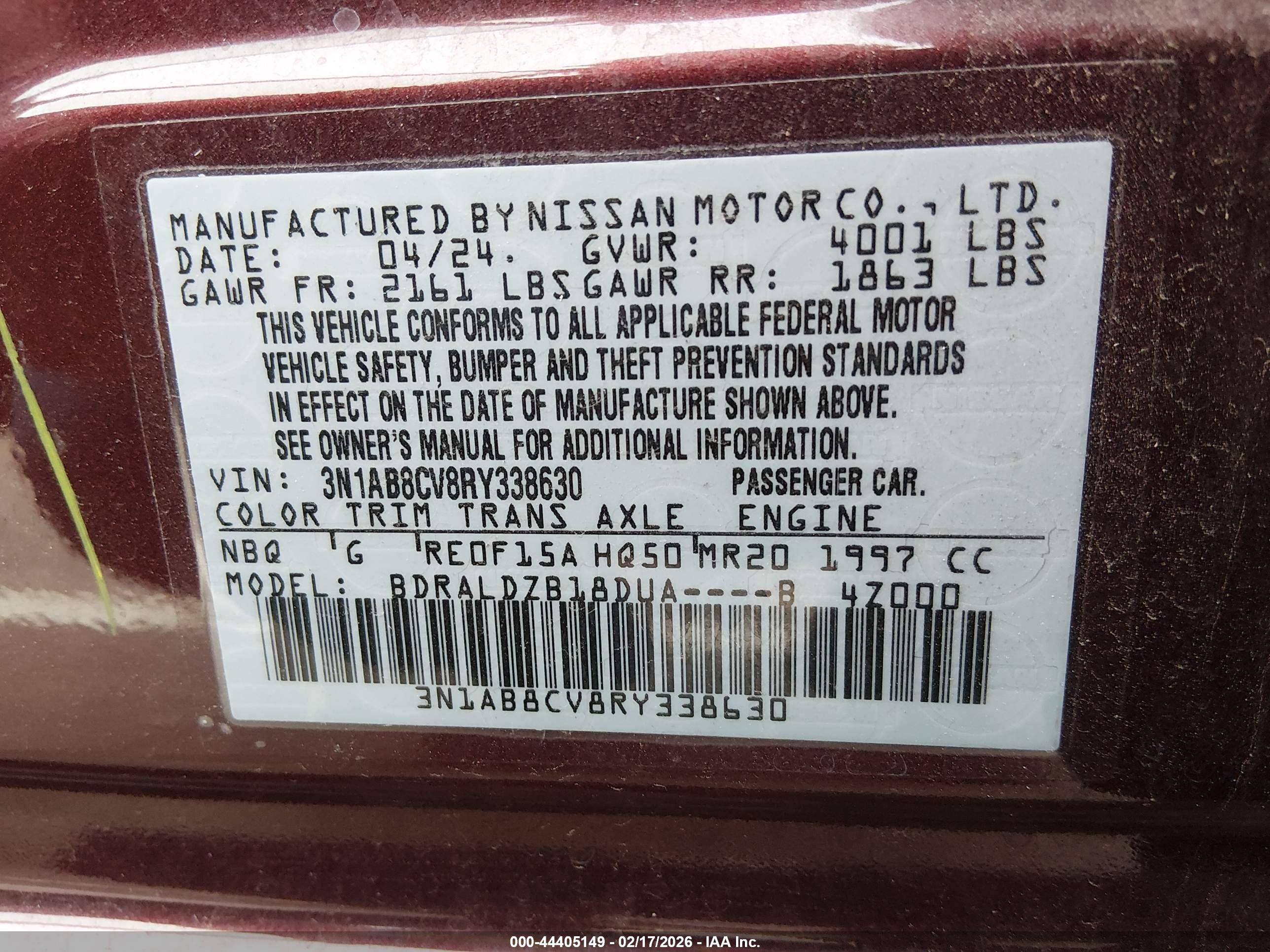 NISSAN SENTRA image 9