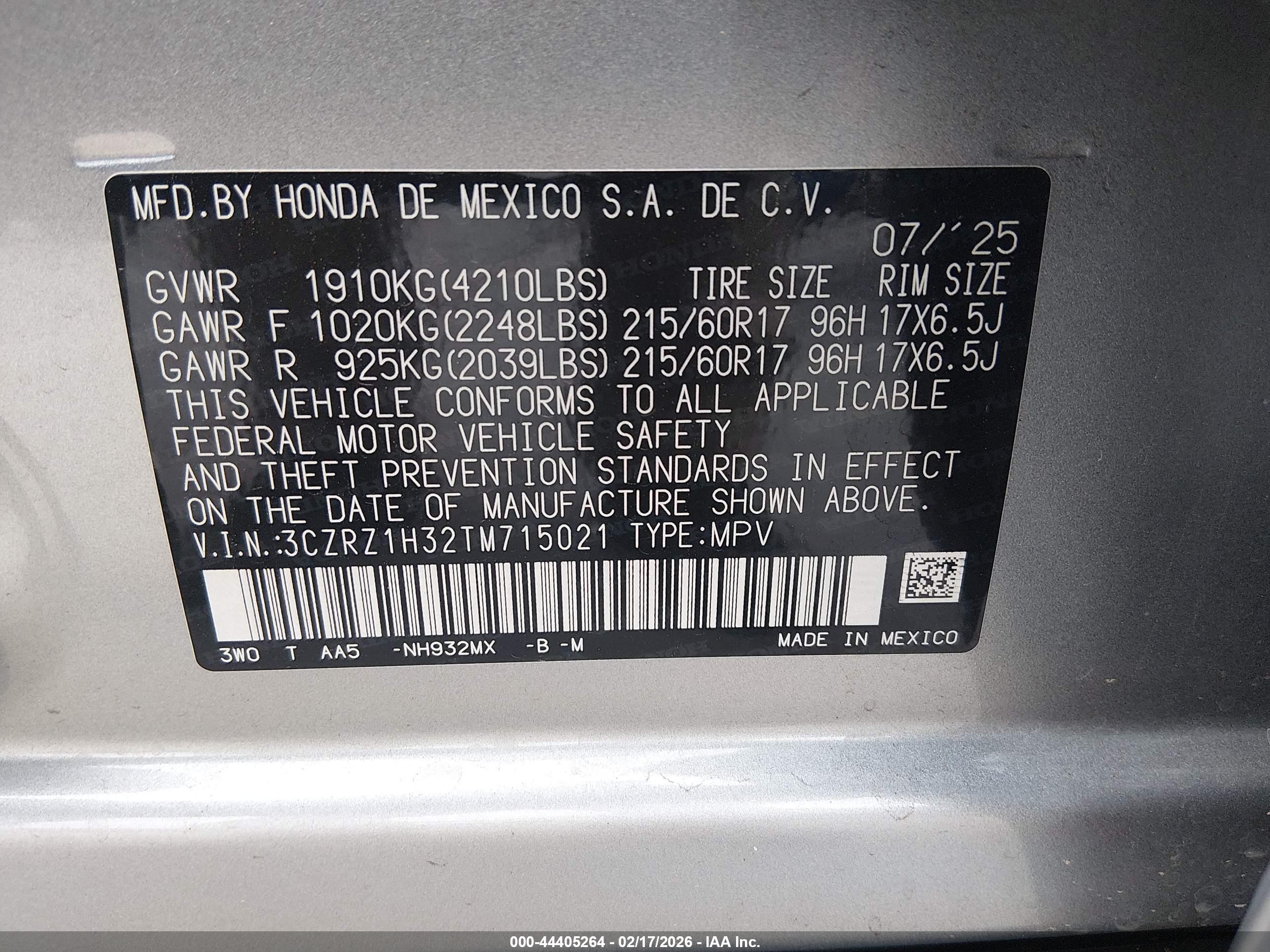 HONDA HR-V image 9