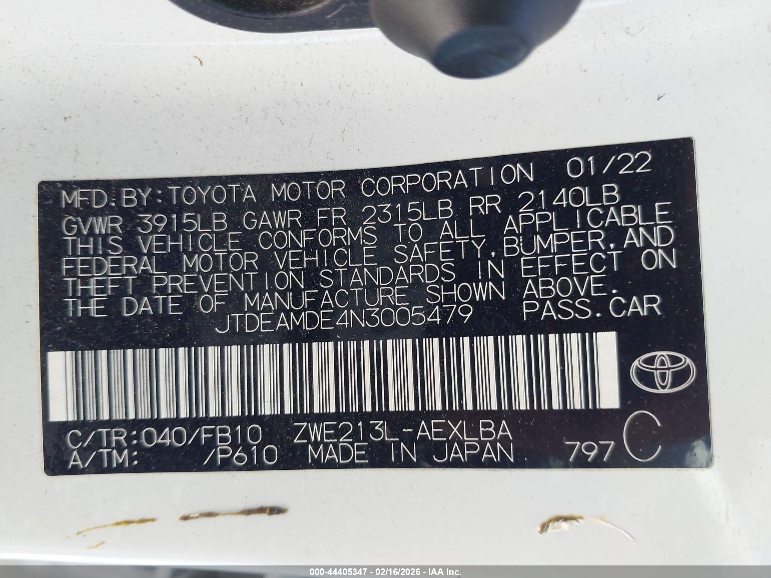 TOYOTA COROLLA image 9