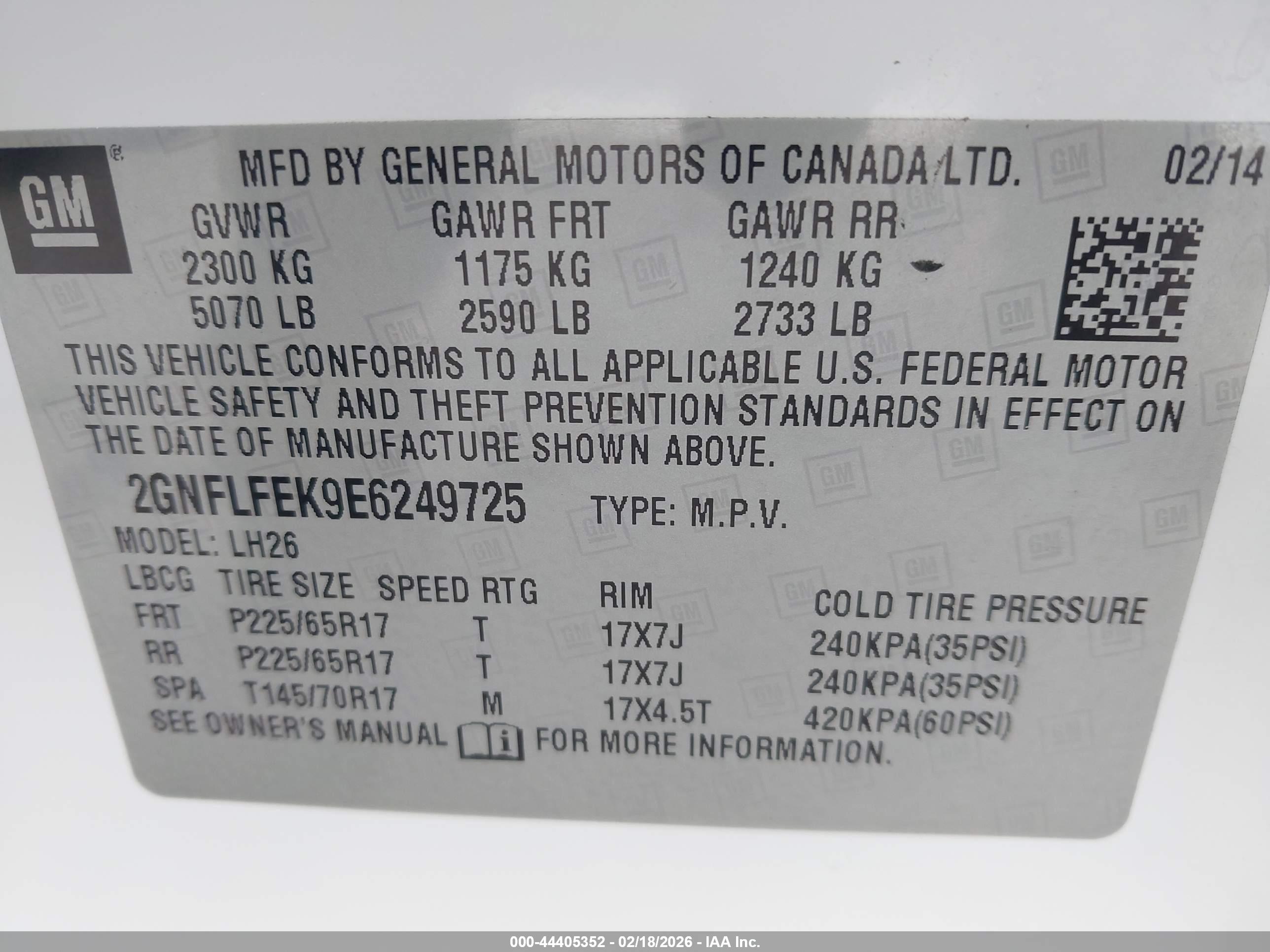 CHEVROLET EQUINOX image 9