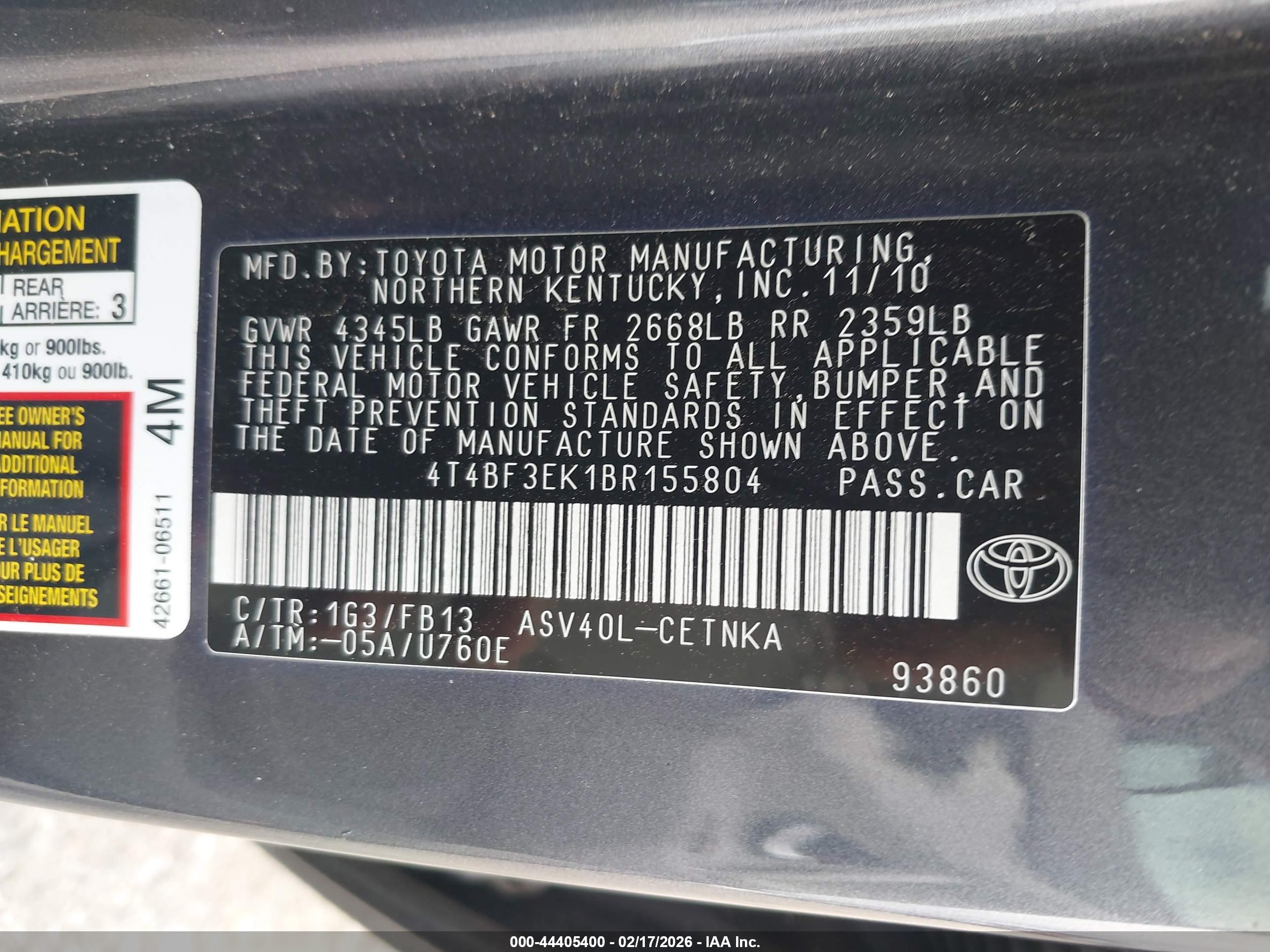 TOYOTA CAMRY image 9