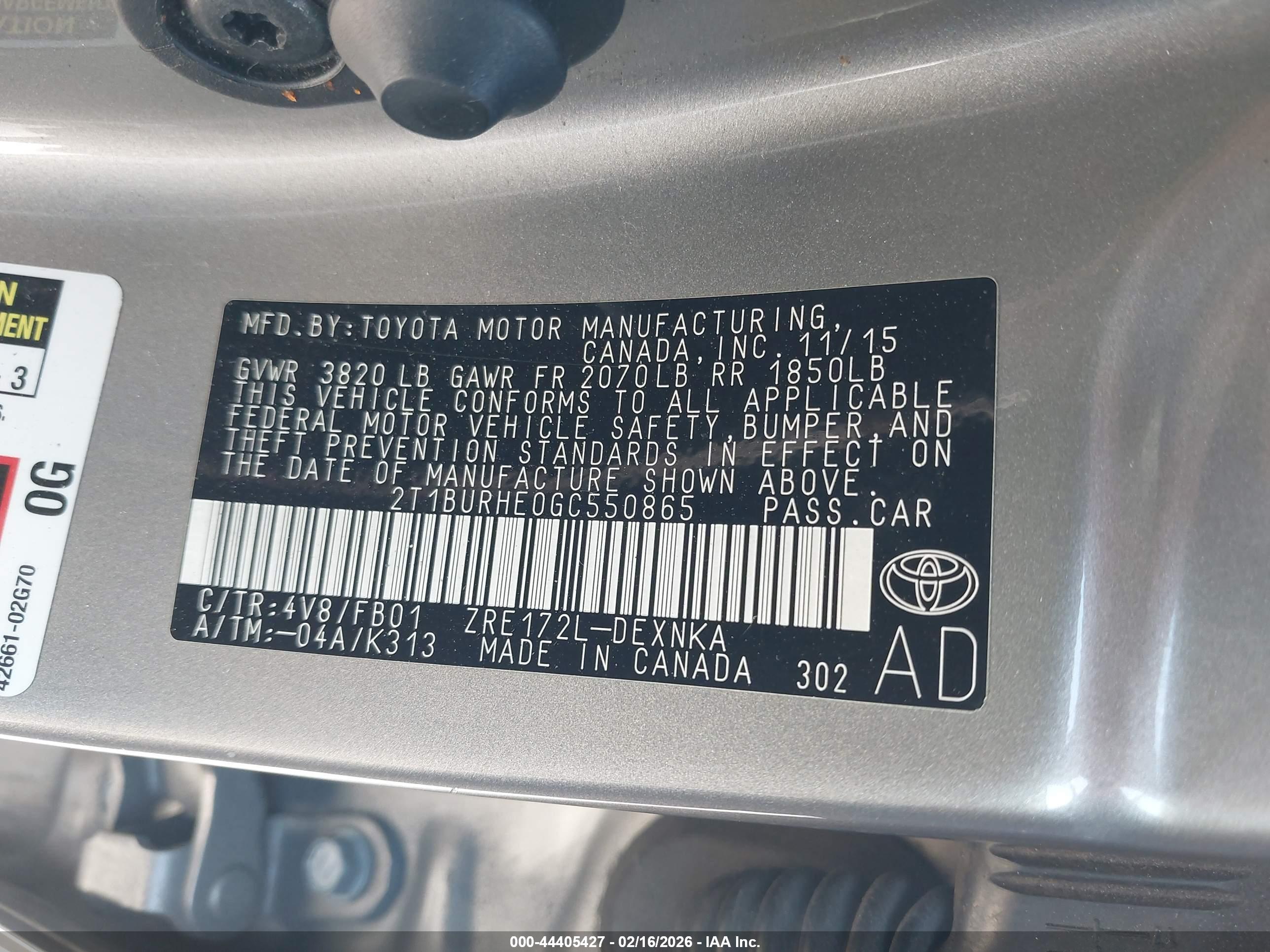 TOYOTA COROLLA image 9