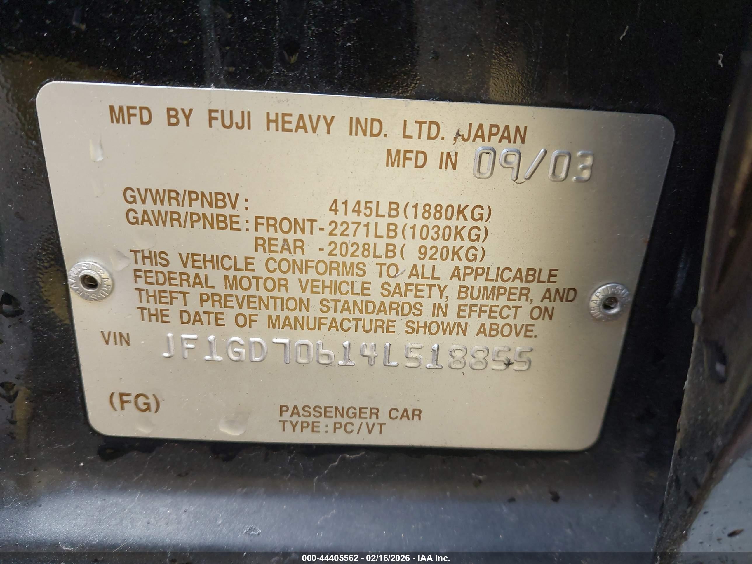 SUBARU IMPREZA image 9