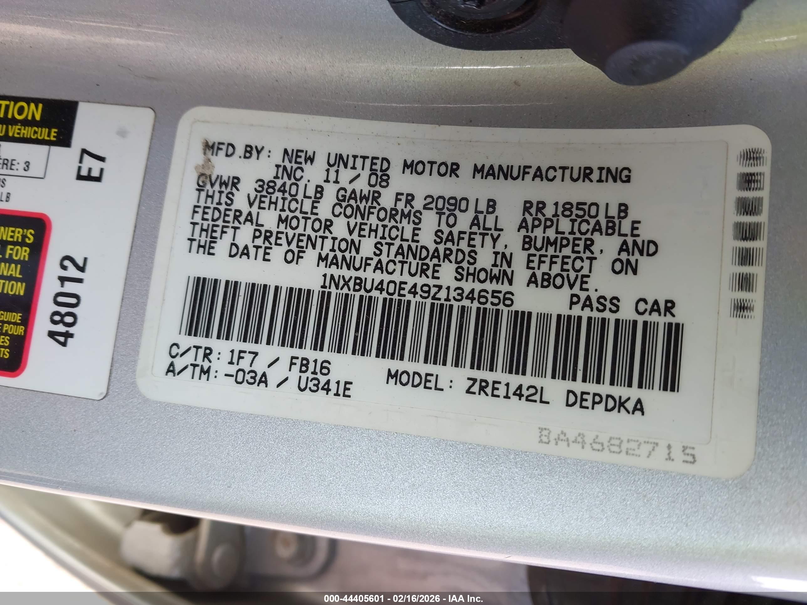 TOYOTA COROLLA image 9