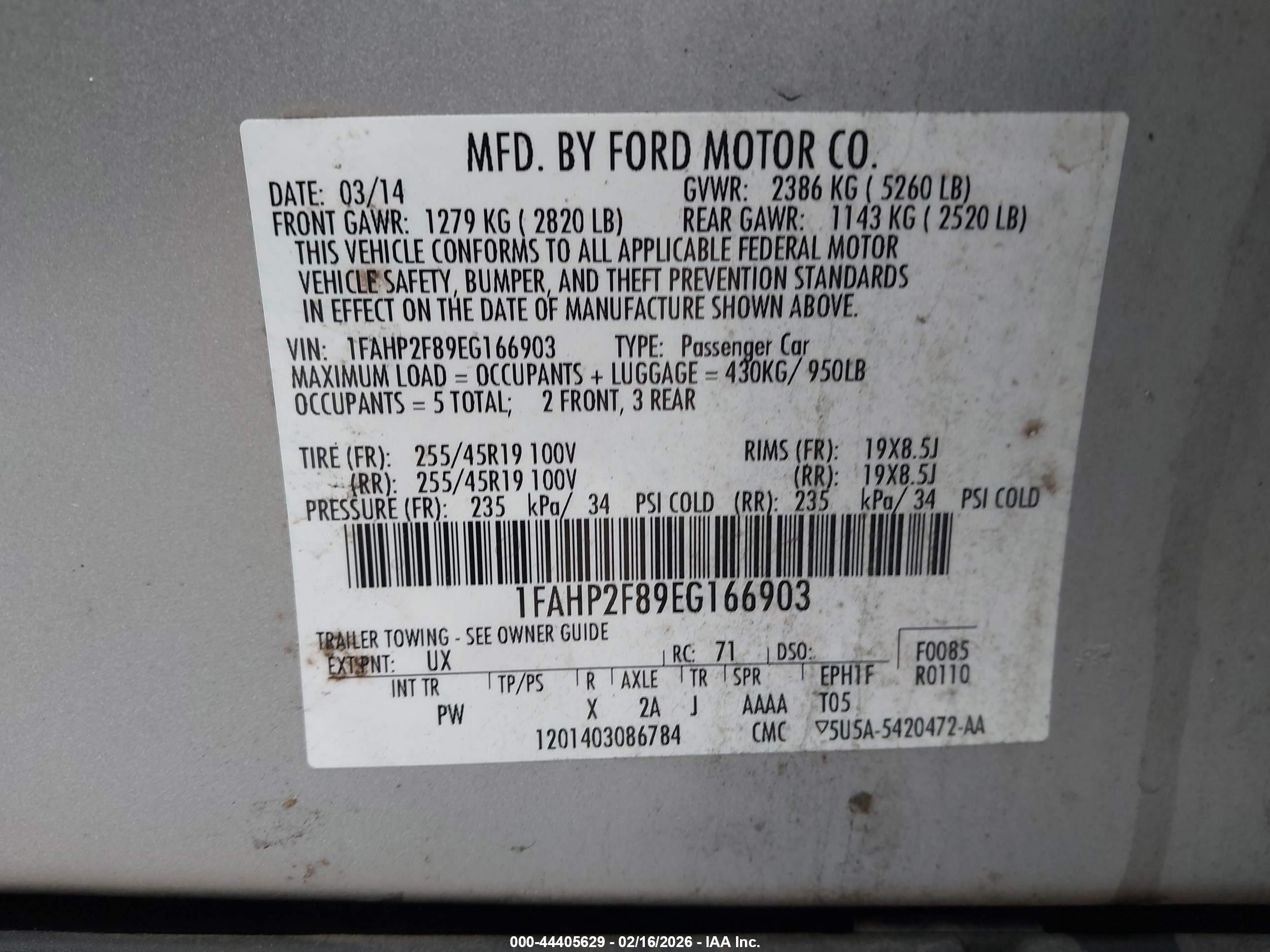 FORD TAURUS image 9