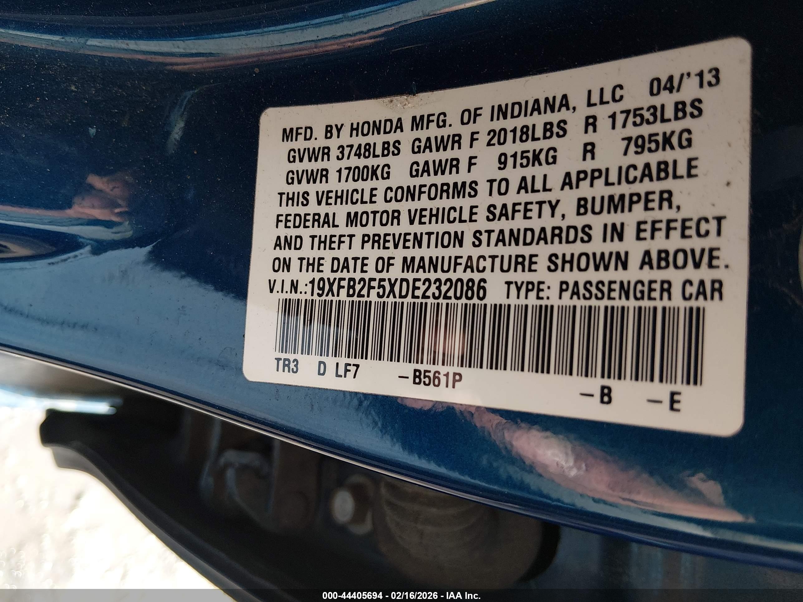 HONDA CIVIC image 9