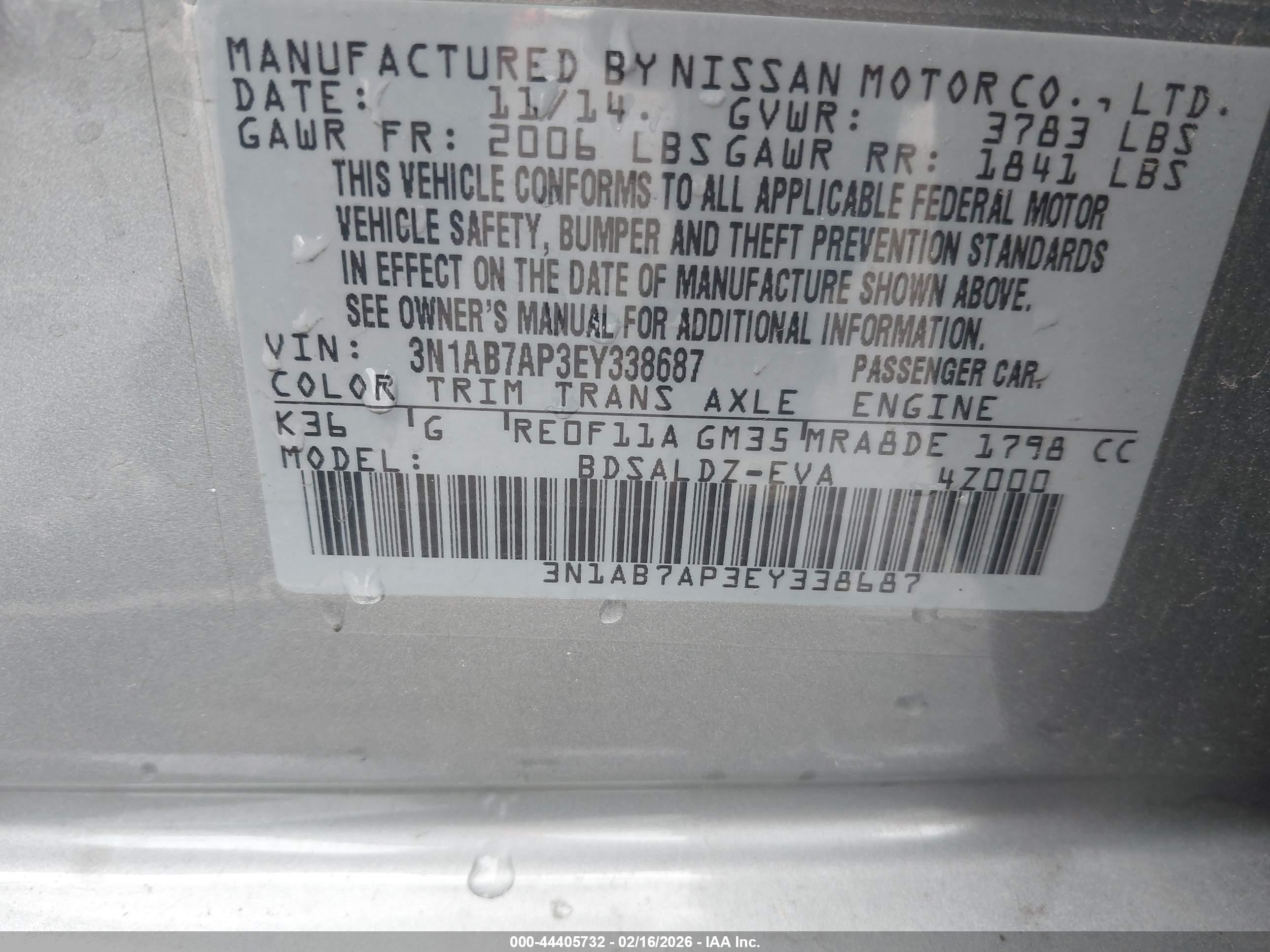 NISSAN SENTRA image 9