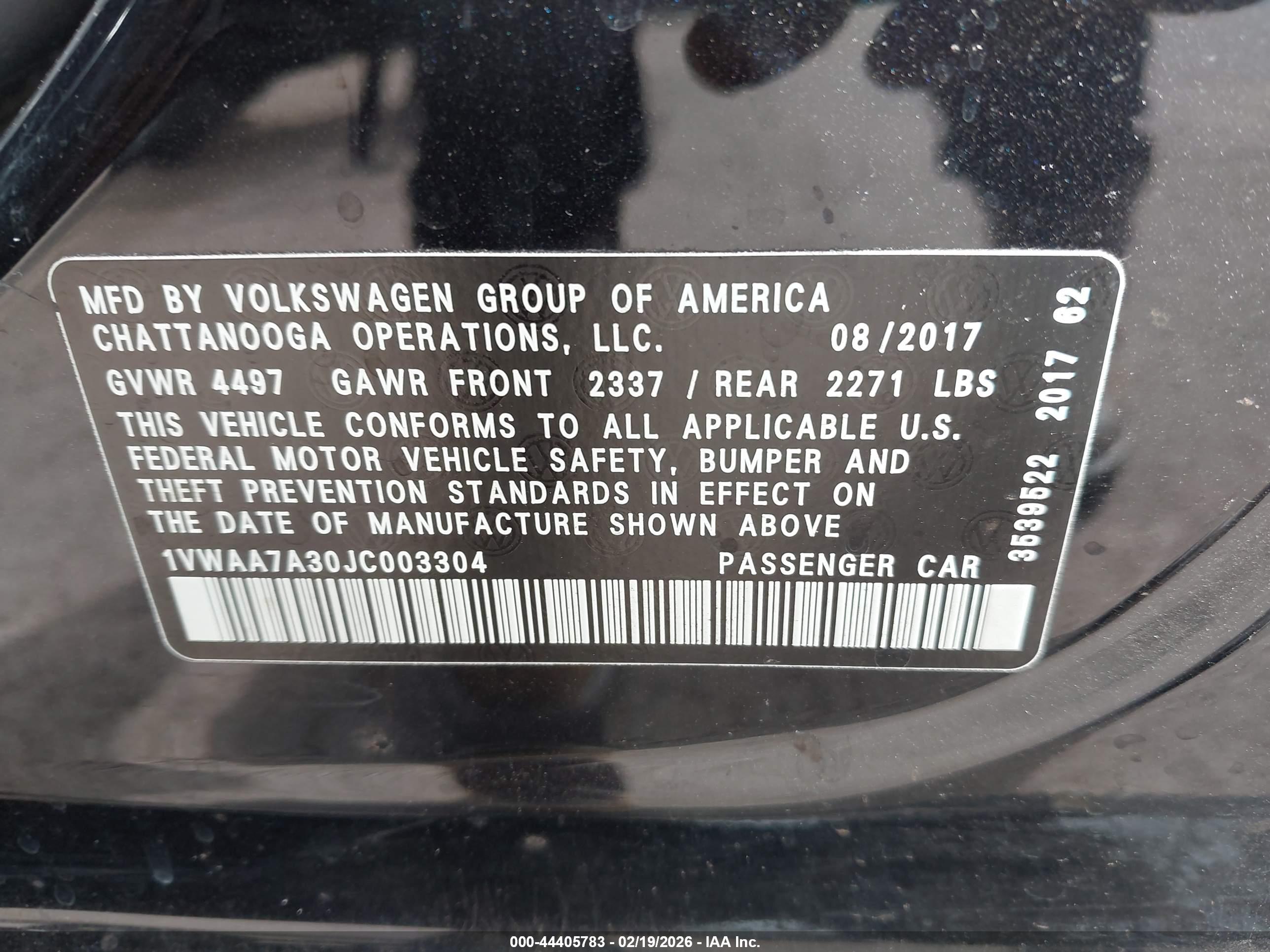 VOLKSWAGEN PASSAT image 9