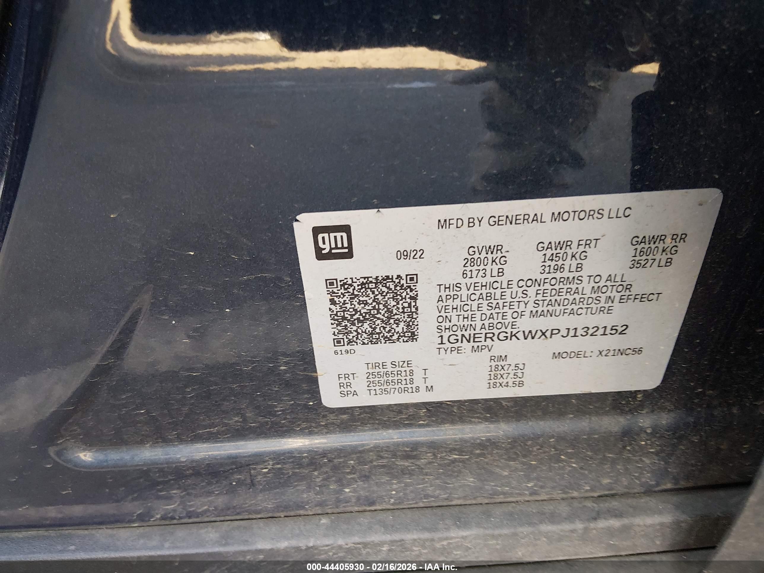 CHEVROLET TRAVERSE image 9
