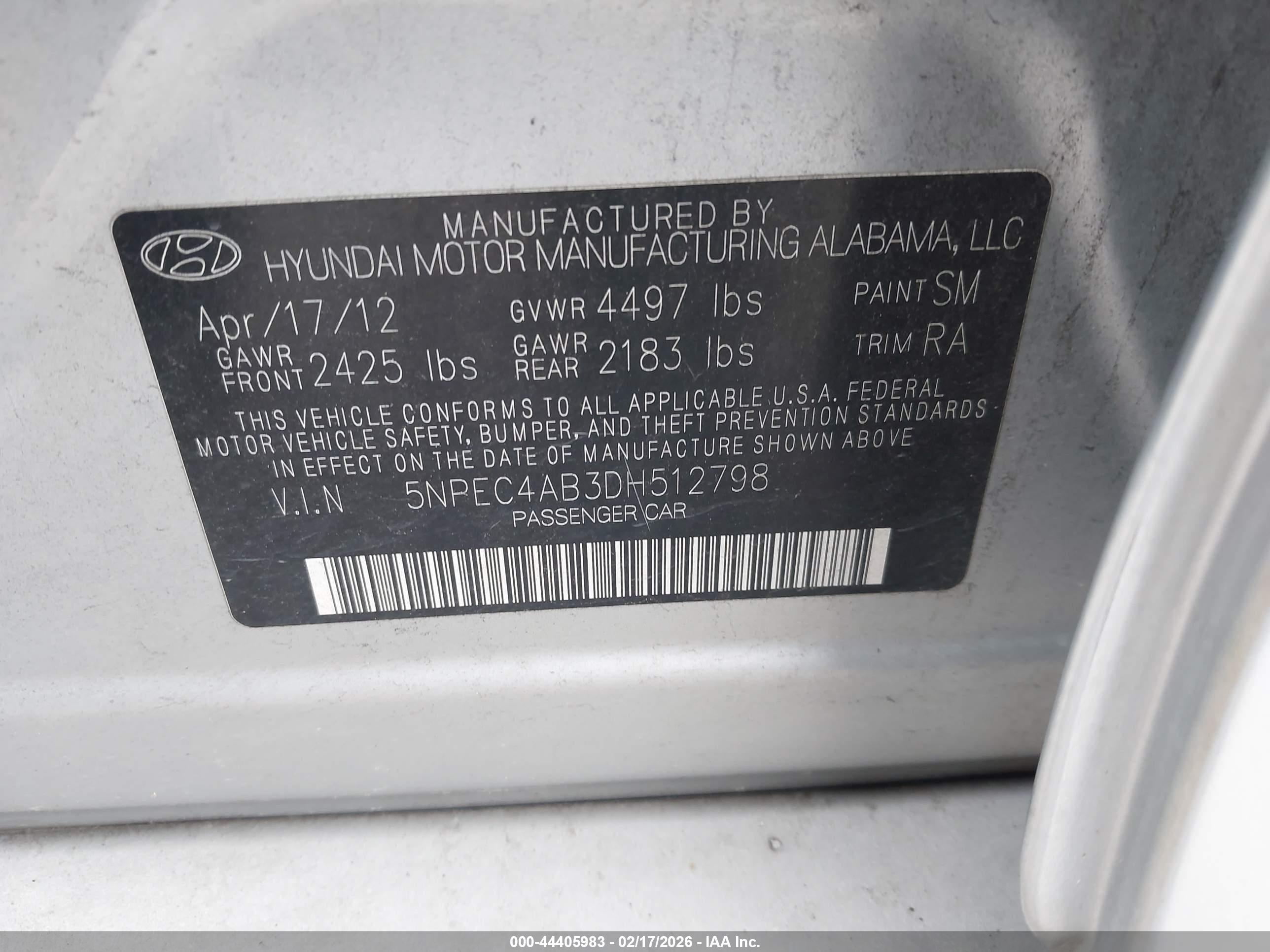 HYUNDAI SONATA image 9