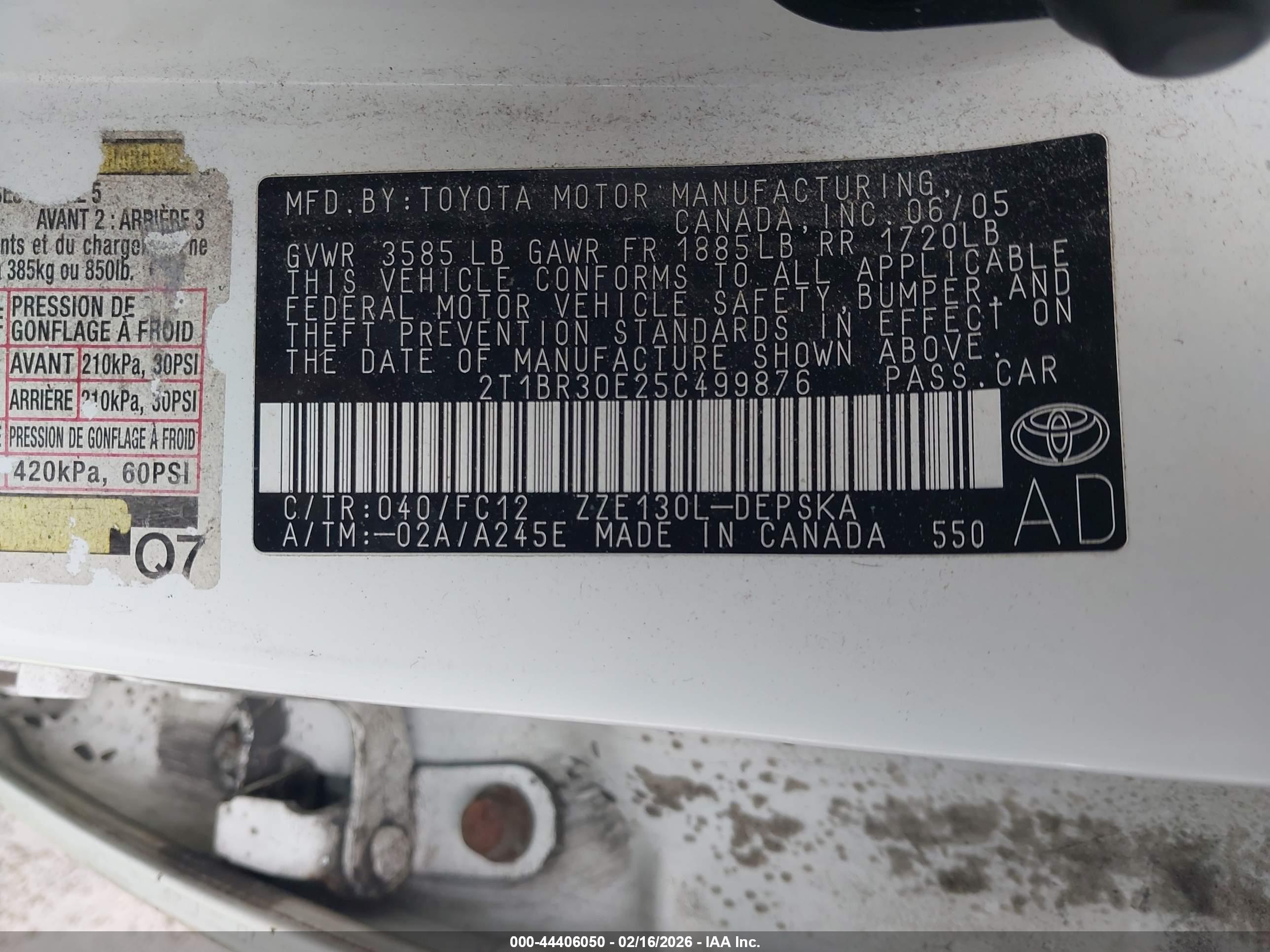 TOYOTA COROLLA image 9