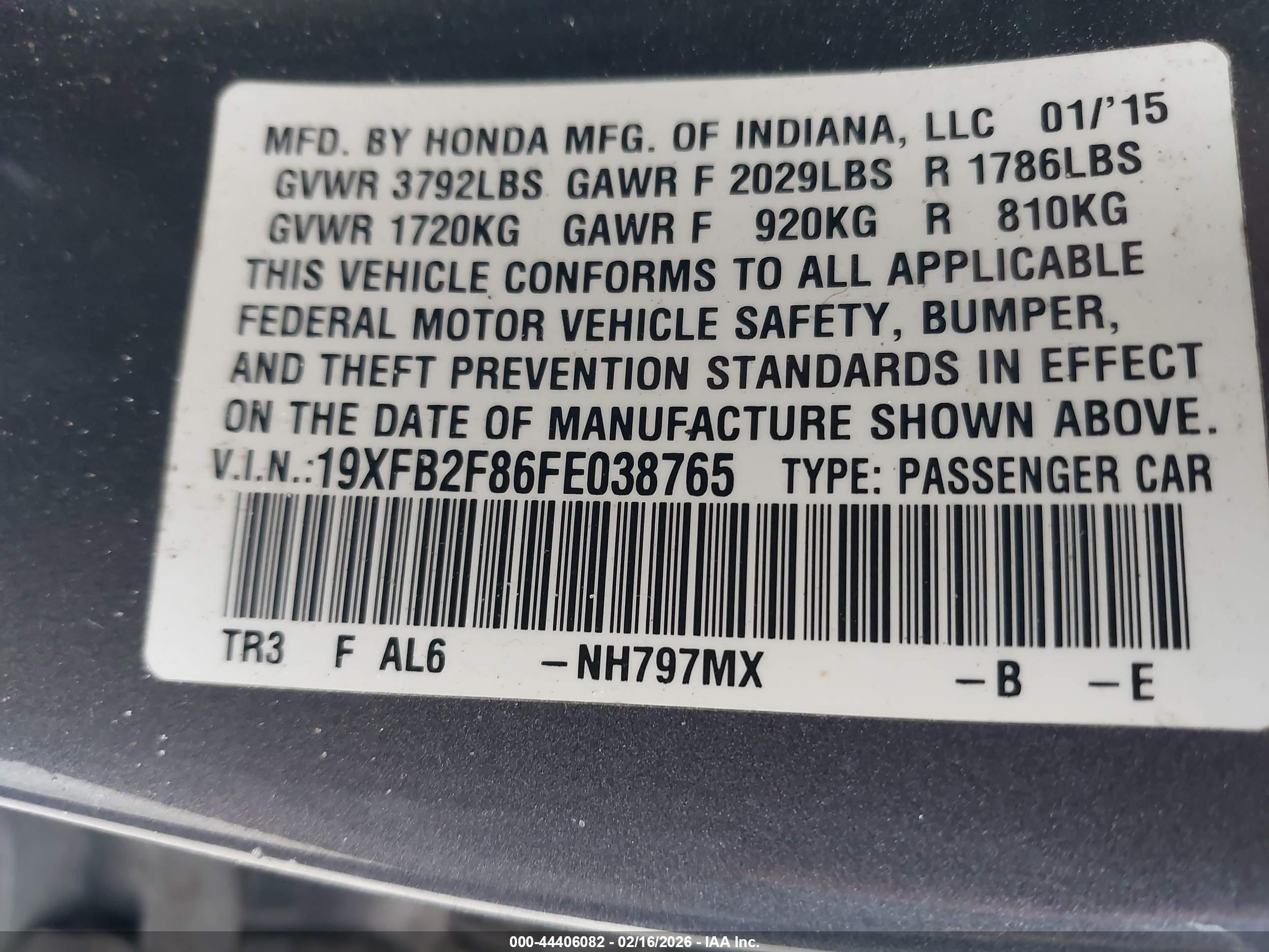 HONDA CIVIC image 9
