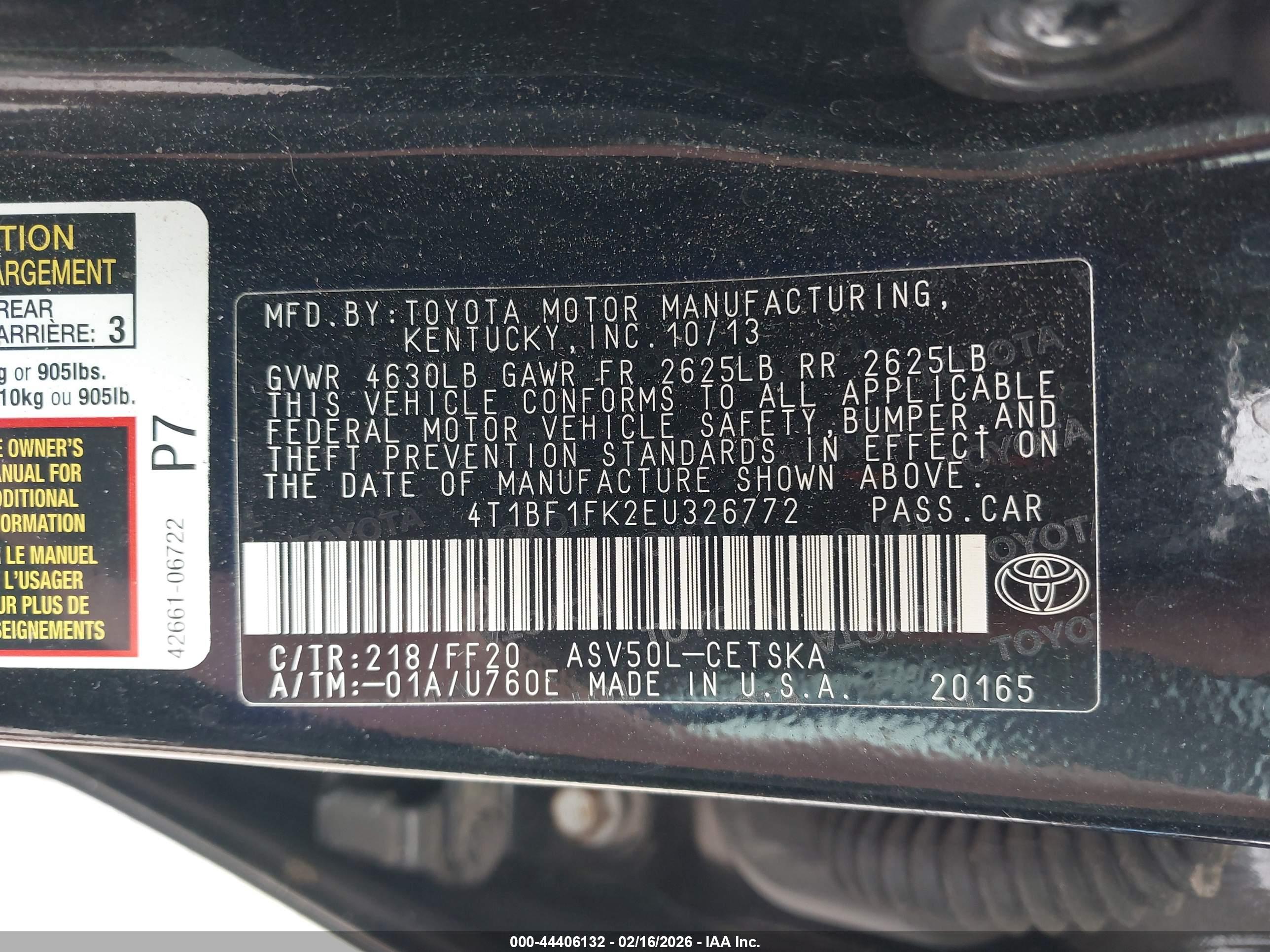 TOYOTA CAMRY image 9