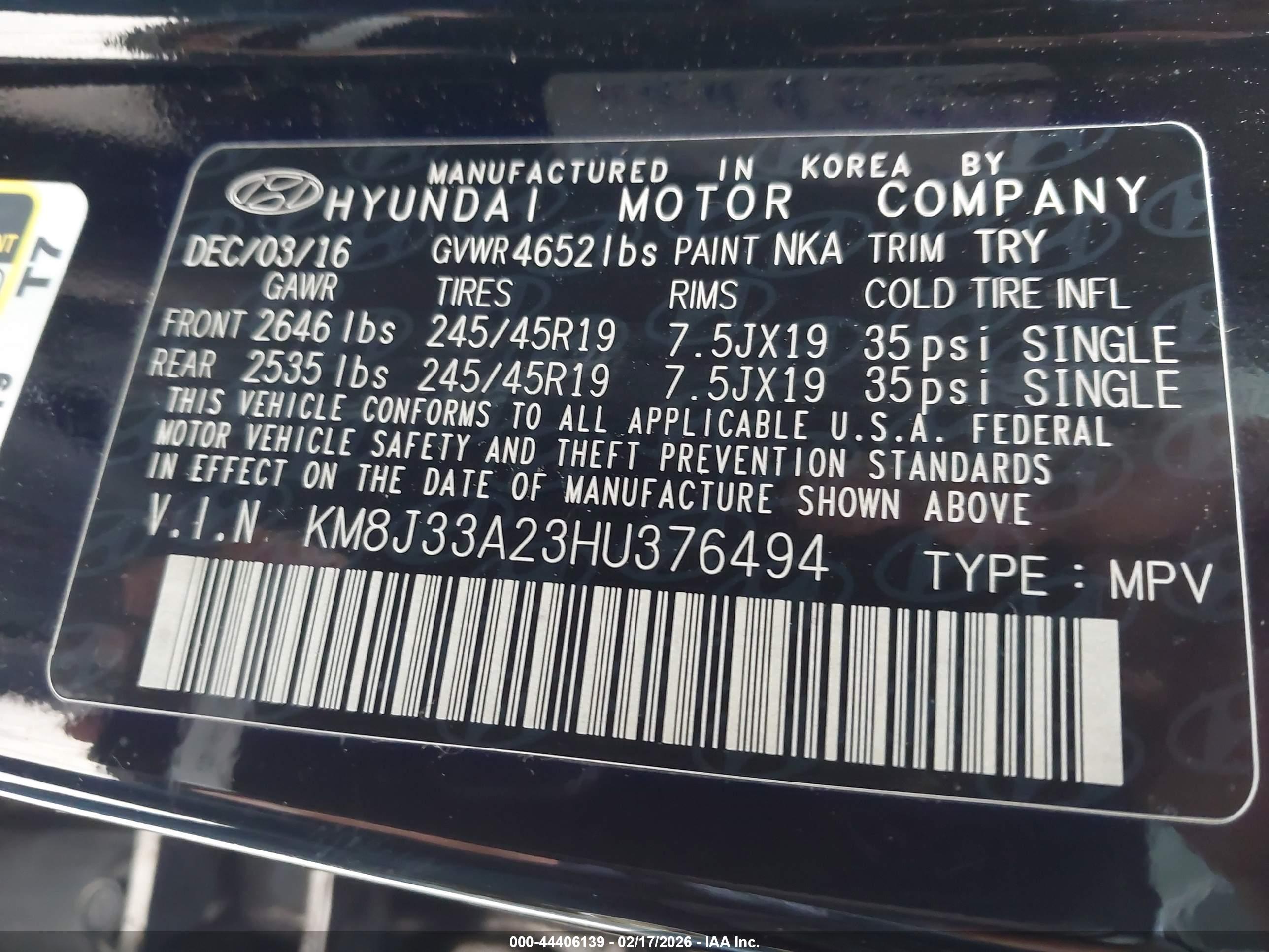 HYUNDAI TUCSON image 9