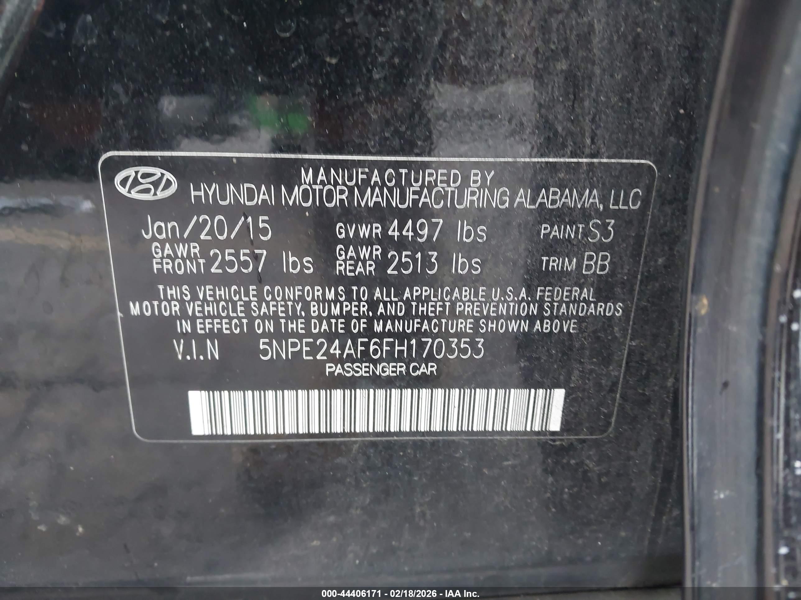 HYUNDAI SONATA image 9