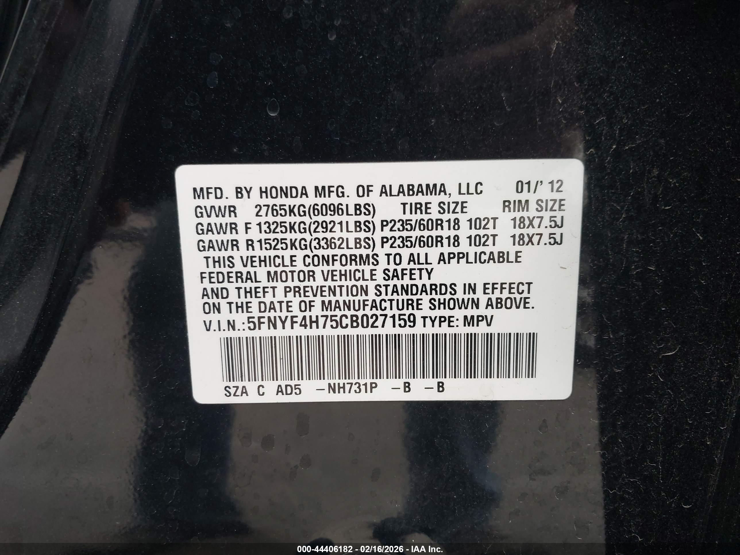 HONDA PILOT image 9