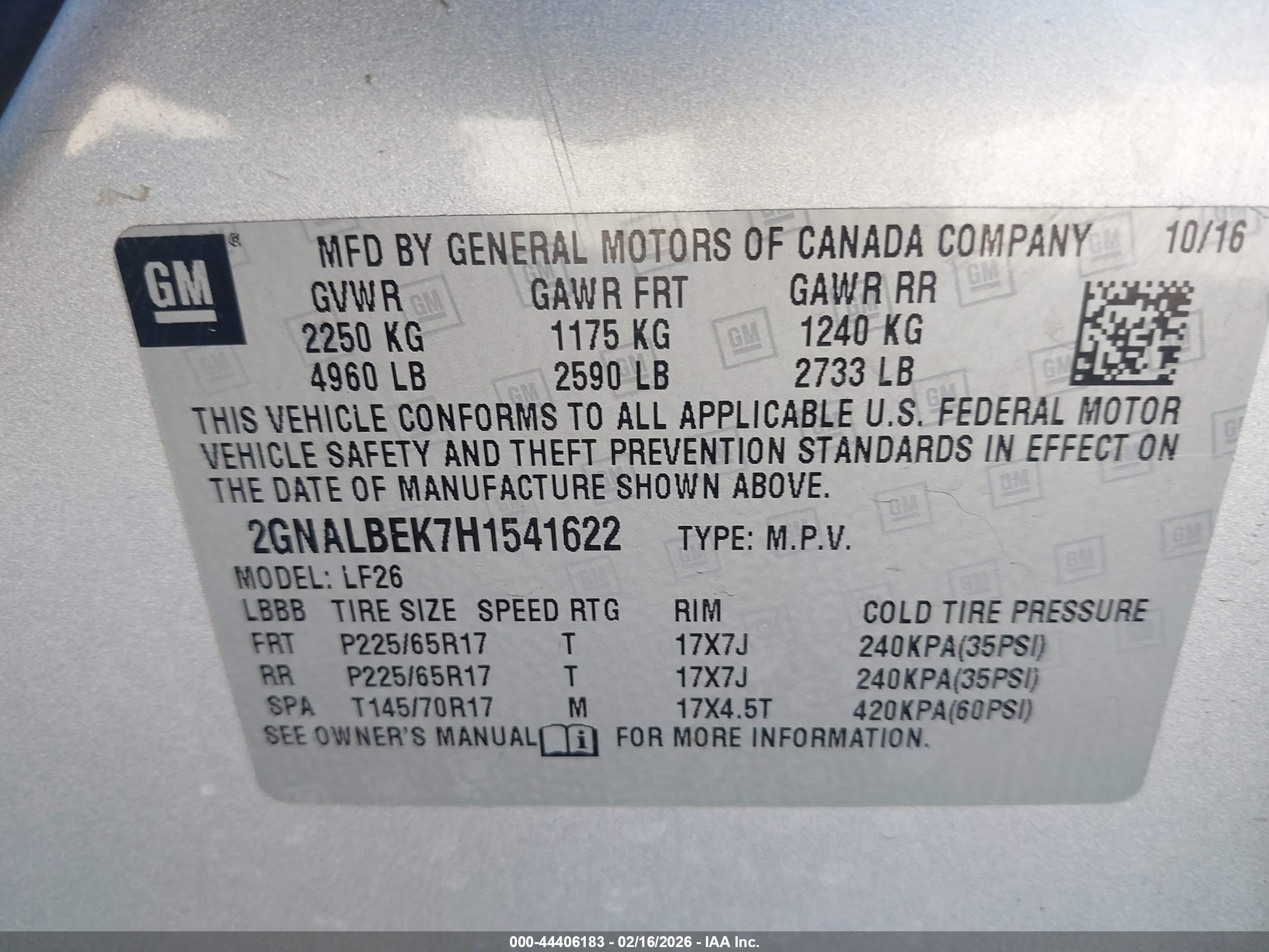 CHEVROLET EQUINOX image 9