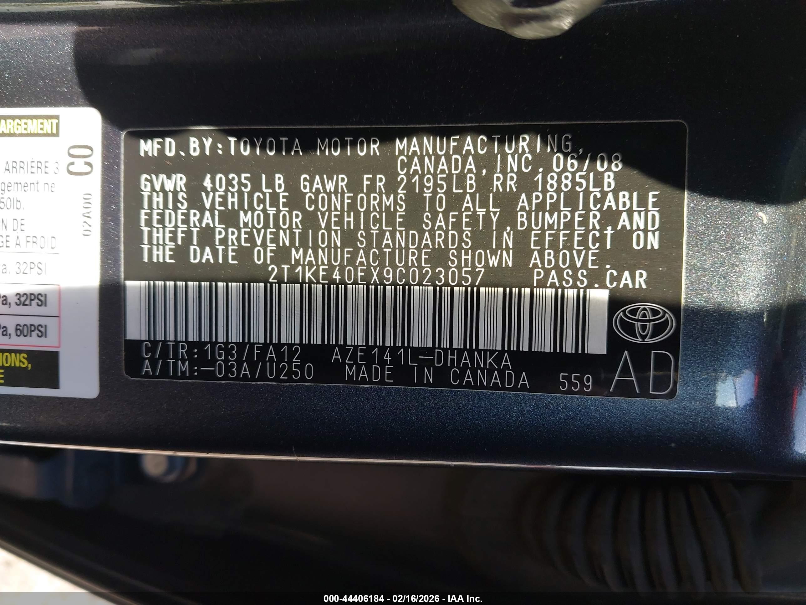 TOYOTA MATRIX image 9
