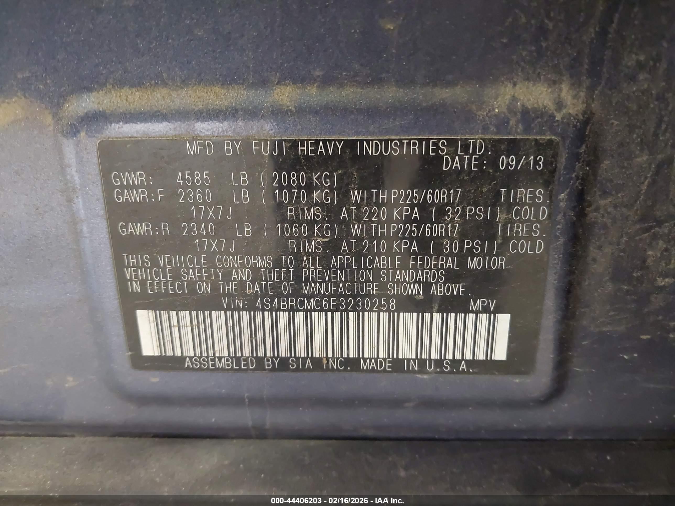 SUBARU OUTBACK image 9