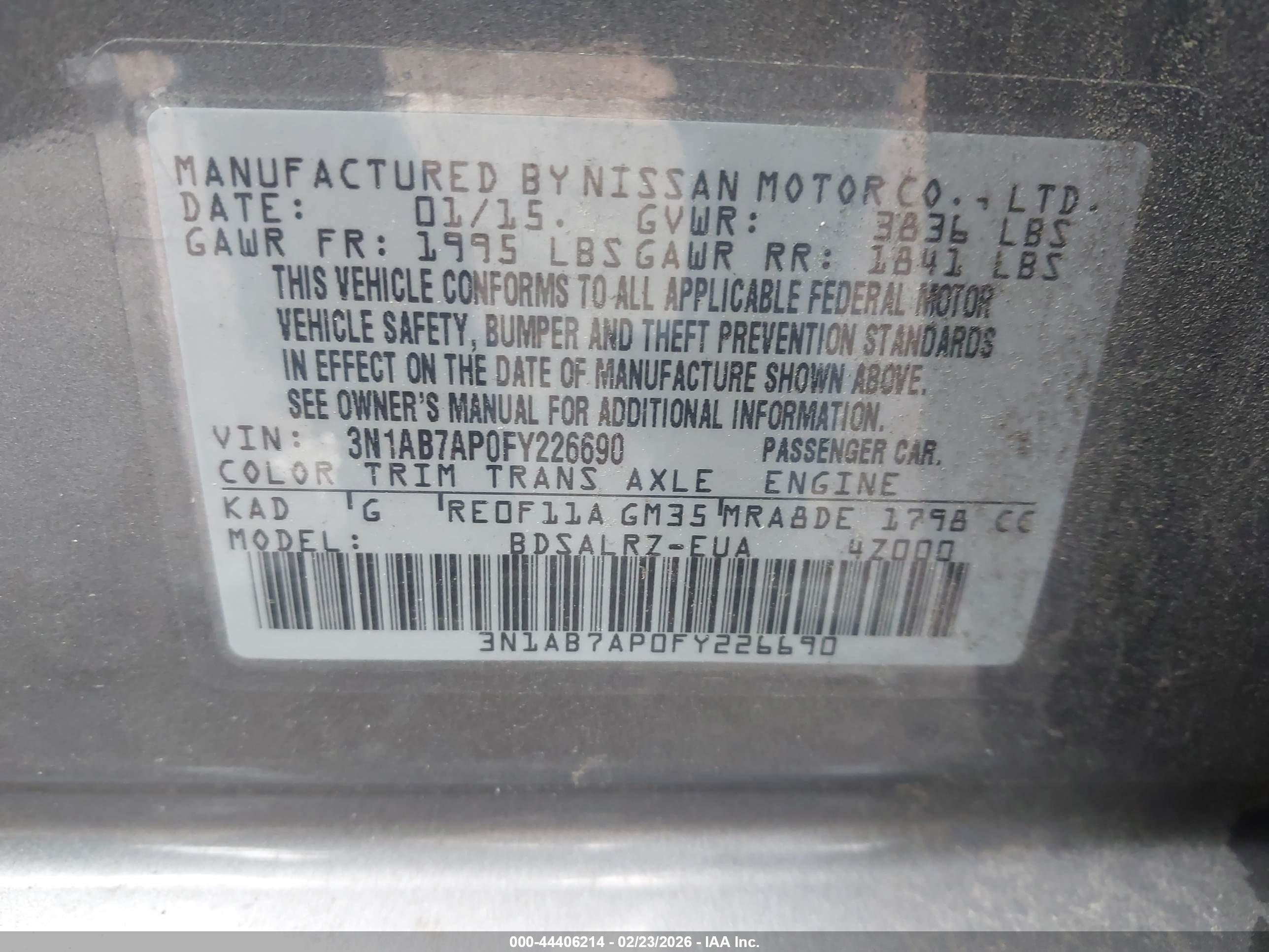 NISSAN SENTRA image 9