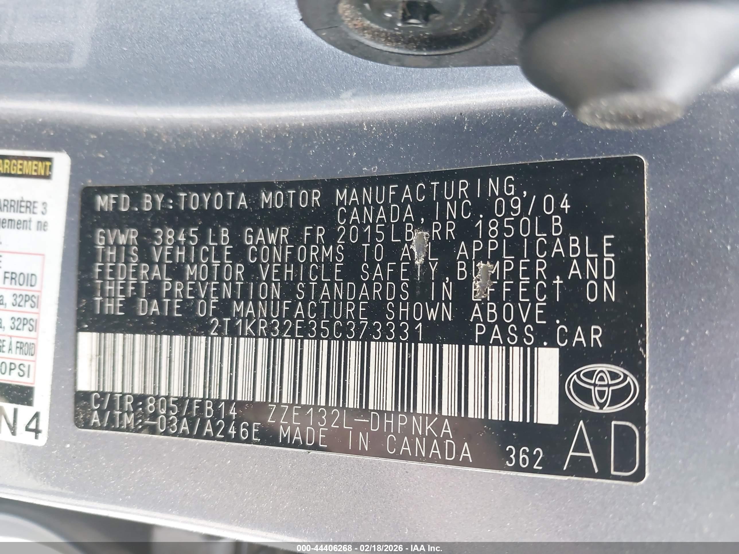 TOYOTA MATRIX image 9