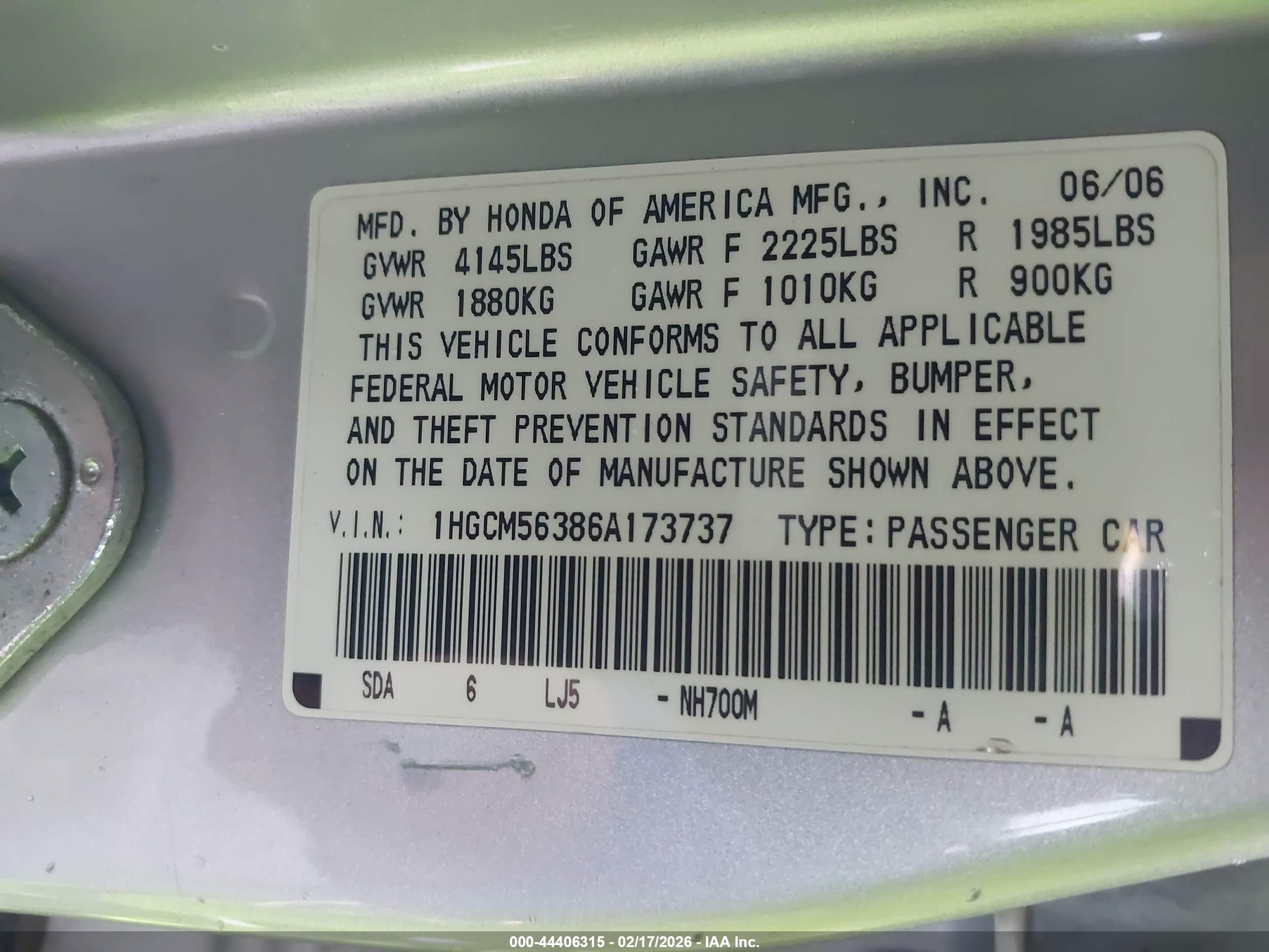 HONDA ACCORD image 9