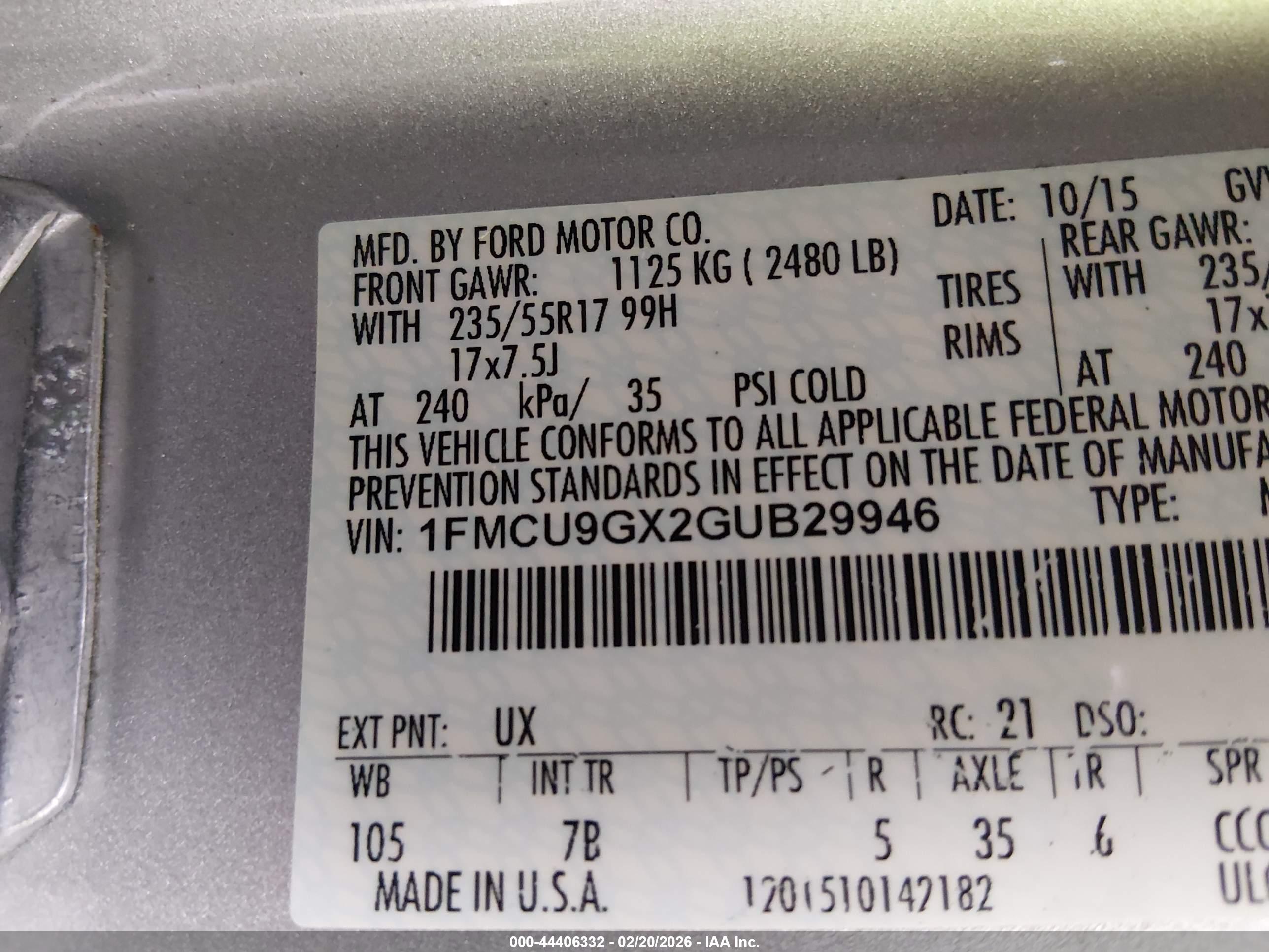 FORD ESCAPE image 9