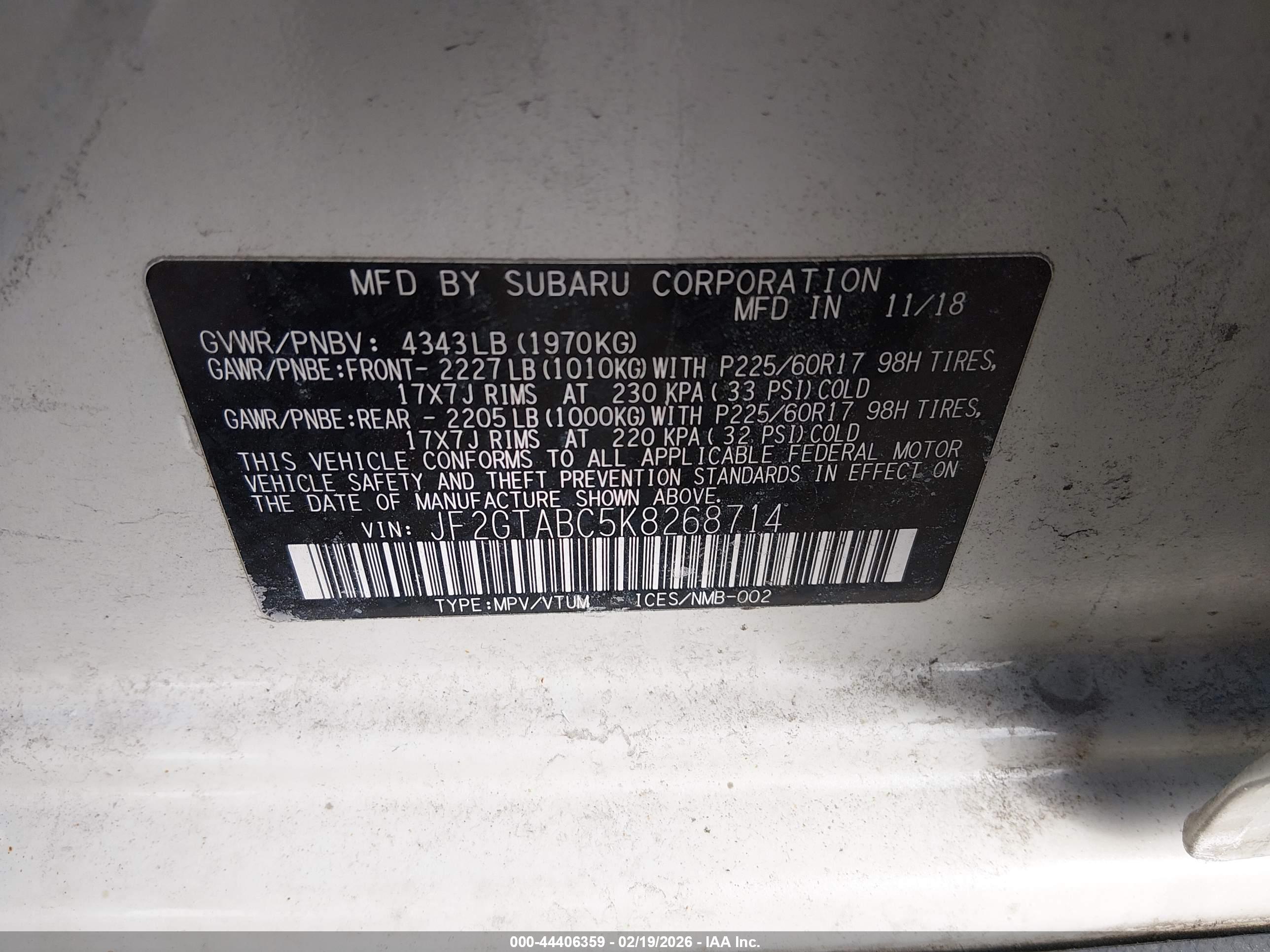 SUBARU CROSSTREK image 9