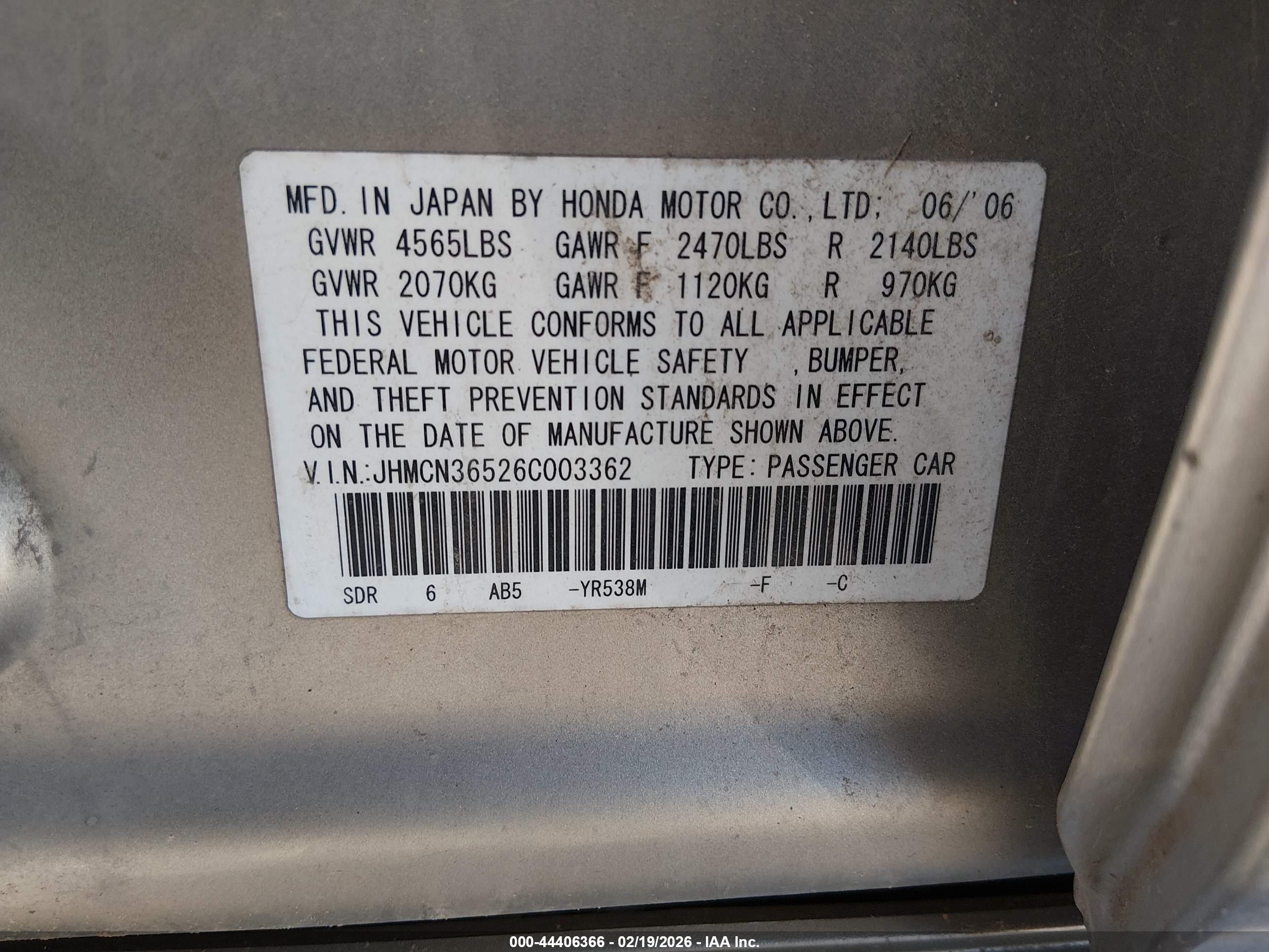 HONDA ACCORD image 9