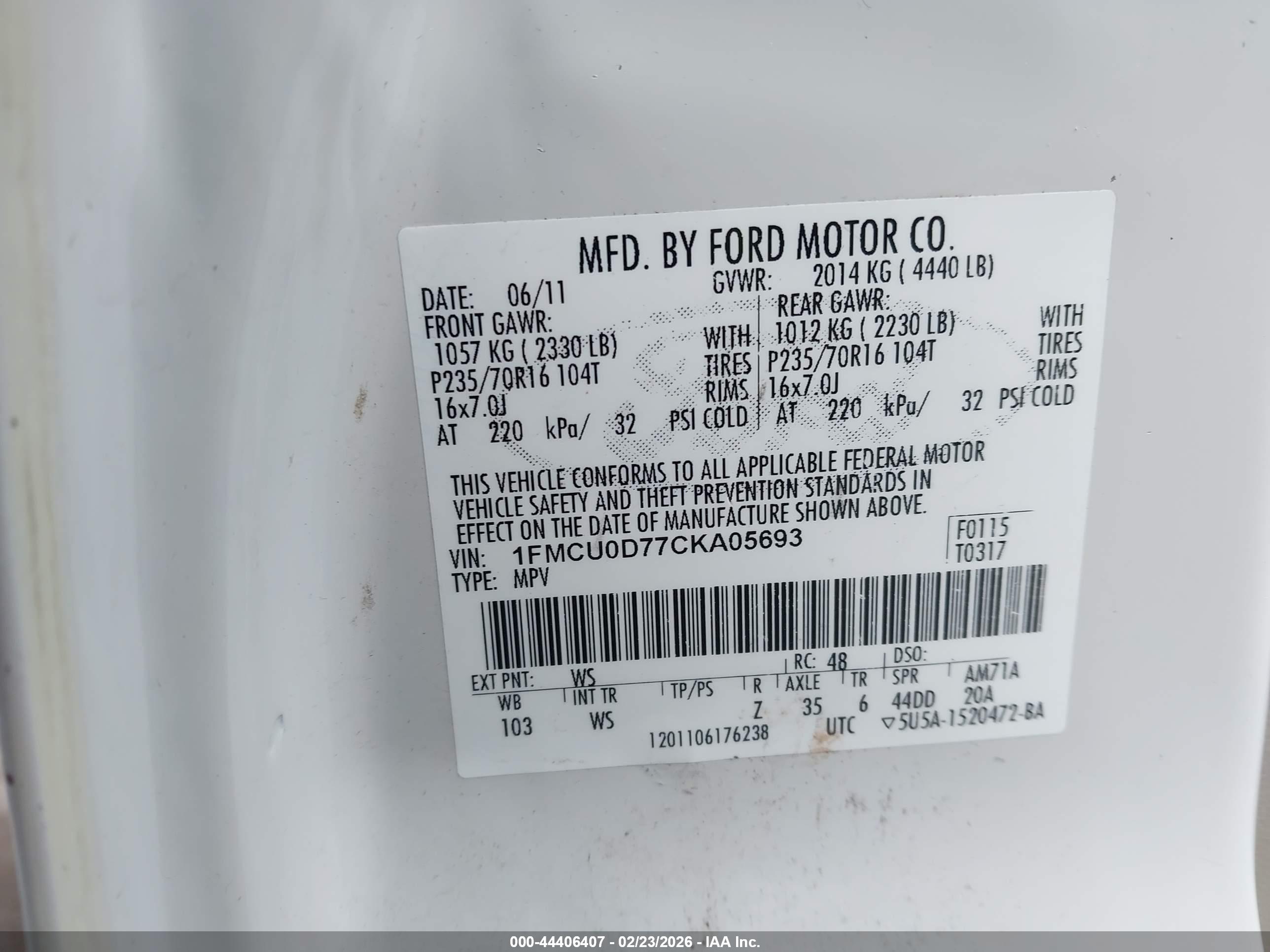 FORD ESCAPE image 9