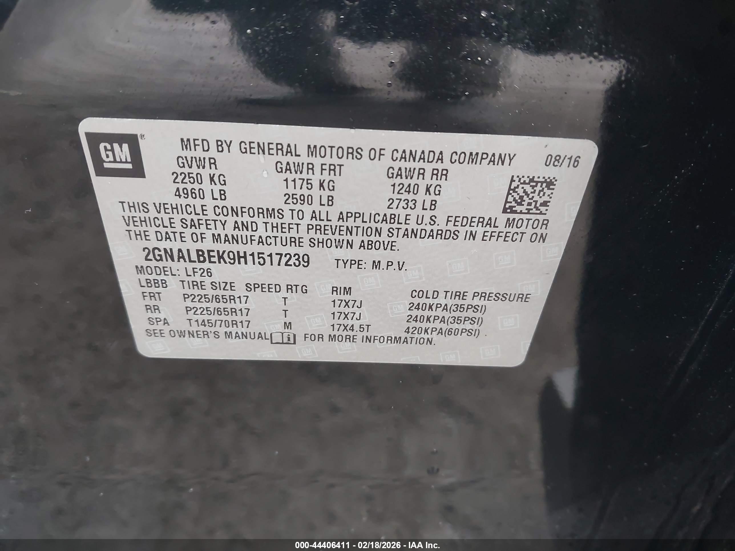 CHEVROLET EQUINOX image 9
