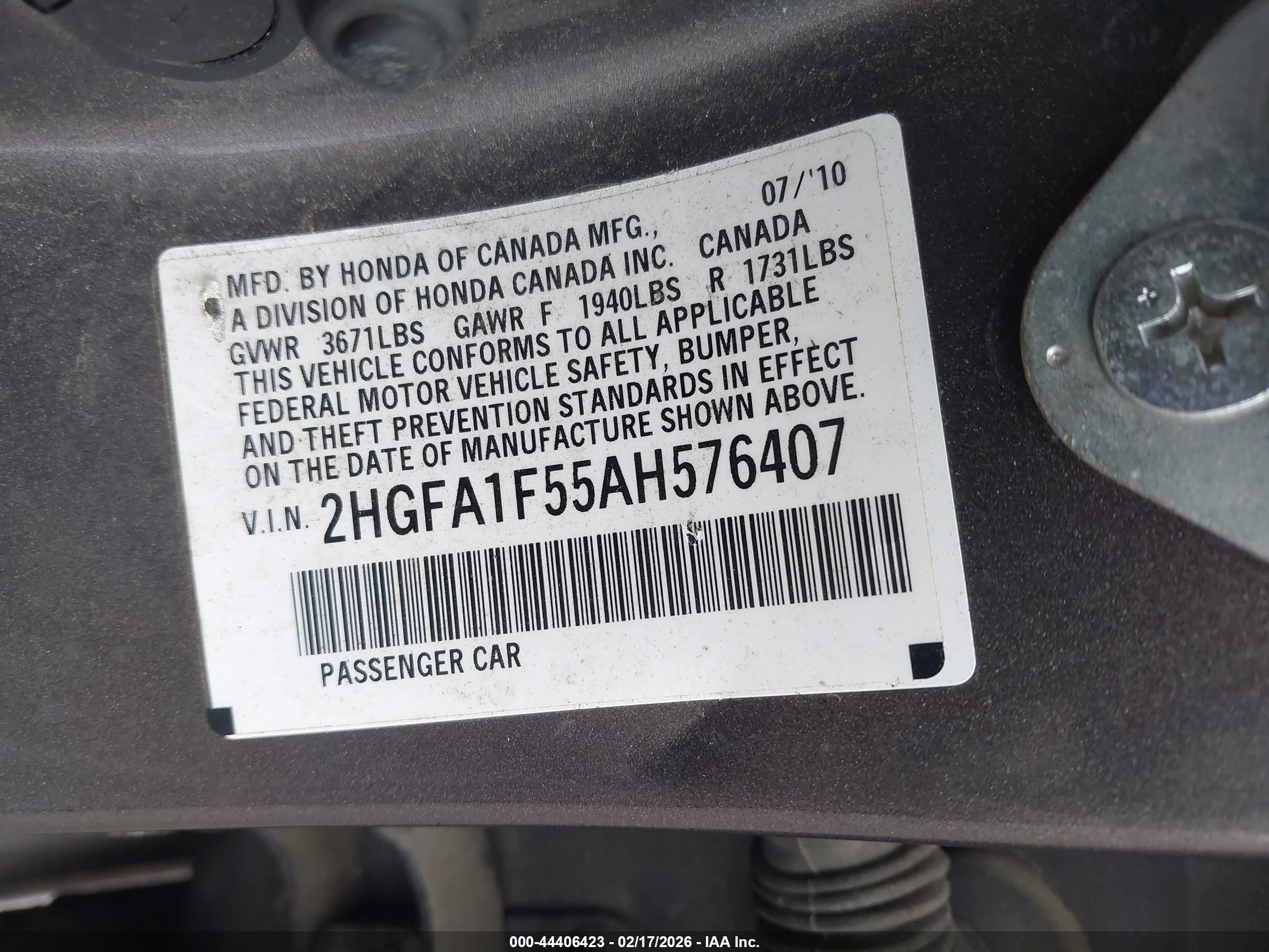 HONDA CIVIC image 9