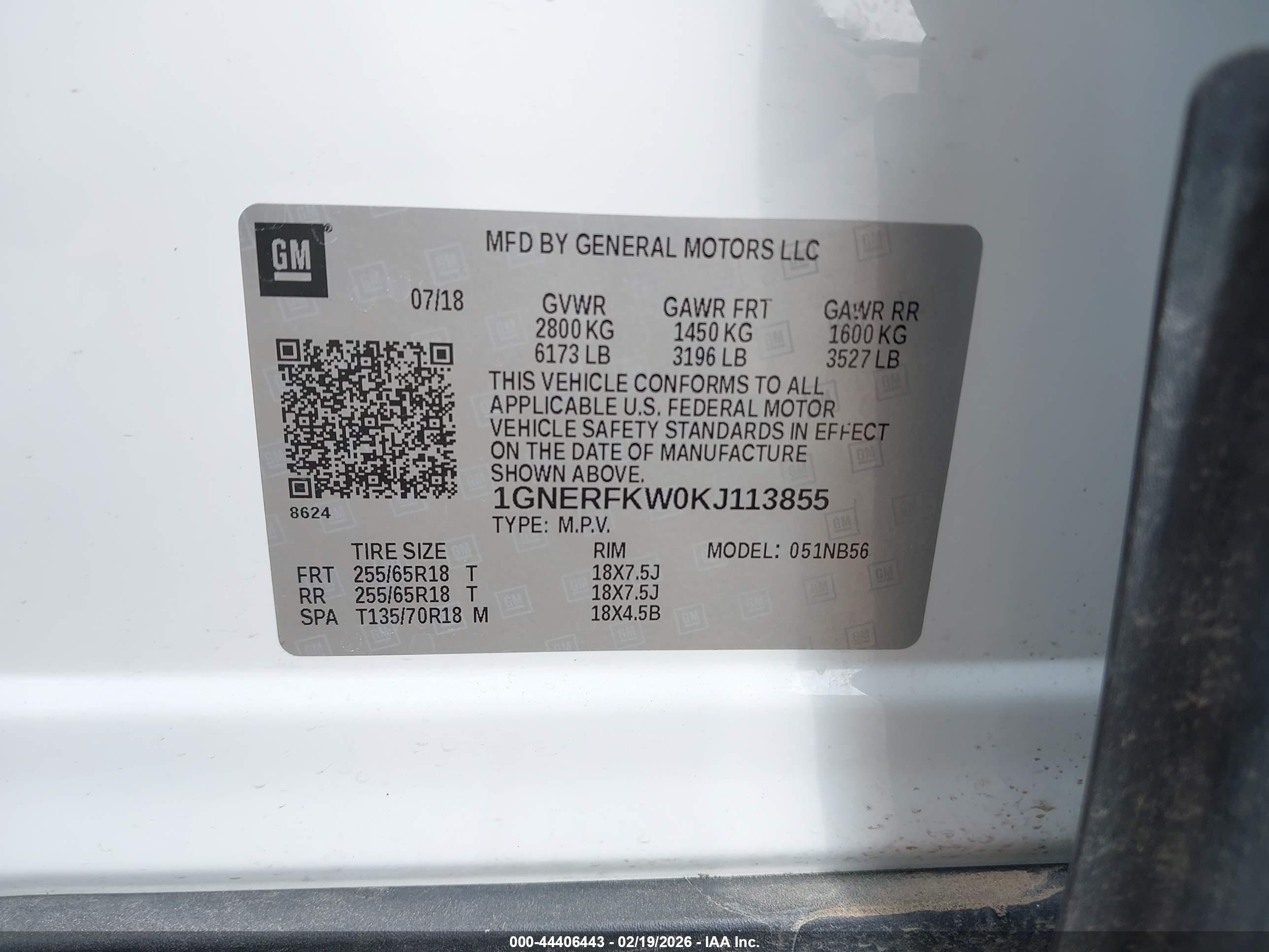 CHEVROLET TRAVERSE image 9