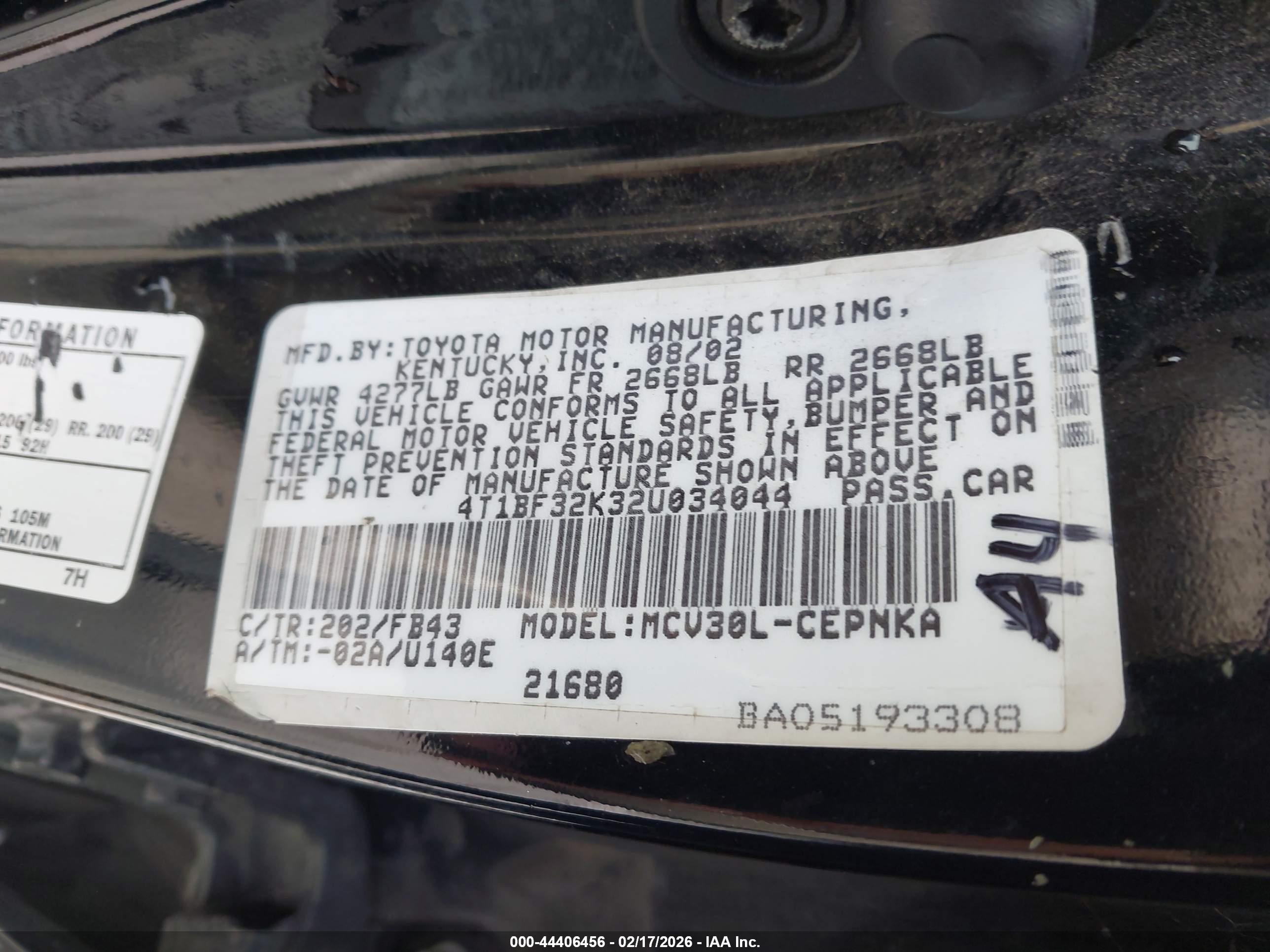 TOYOTA CAMRY image 9