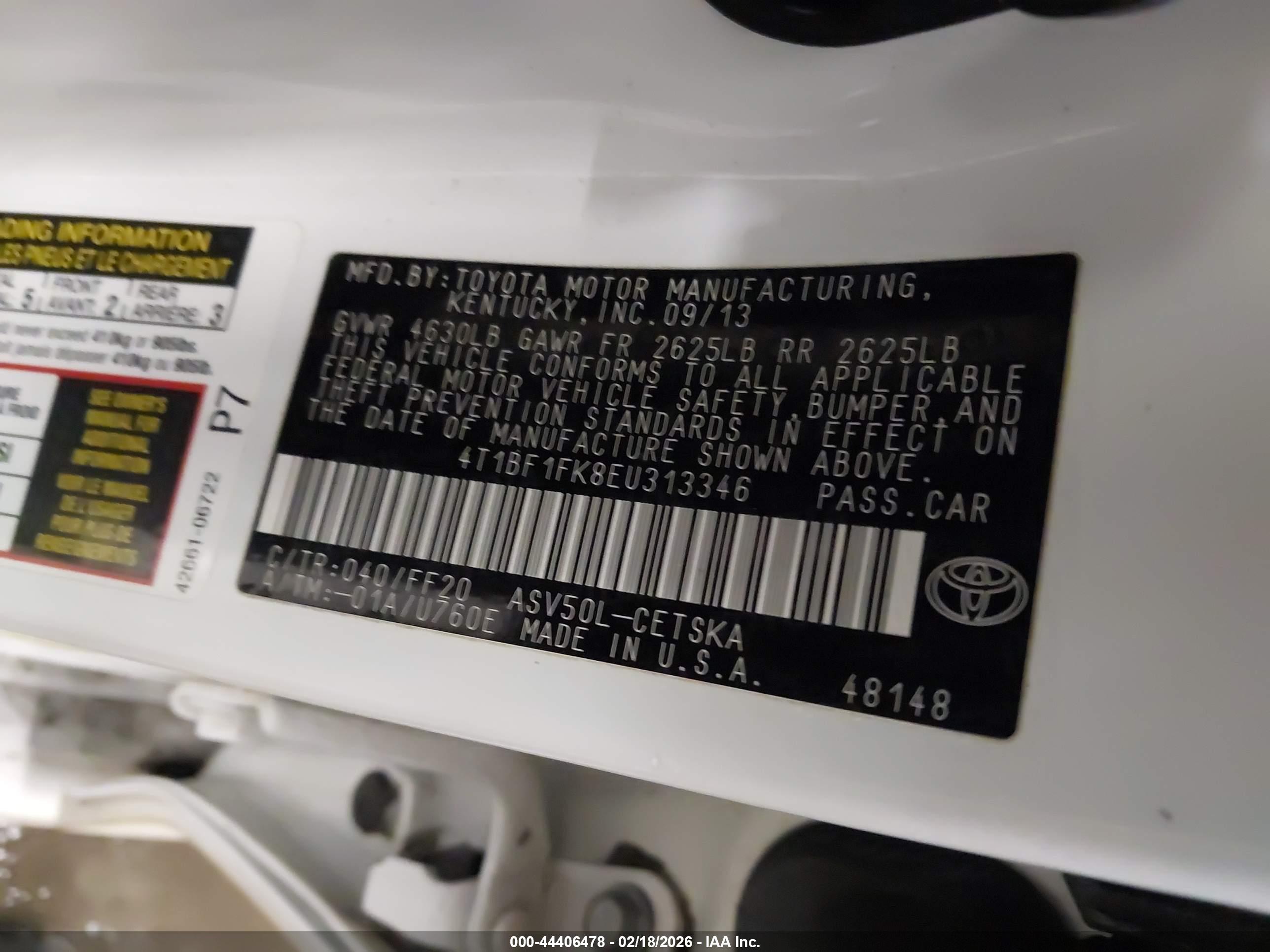 TOYOTA CAMRY image 9