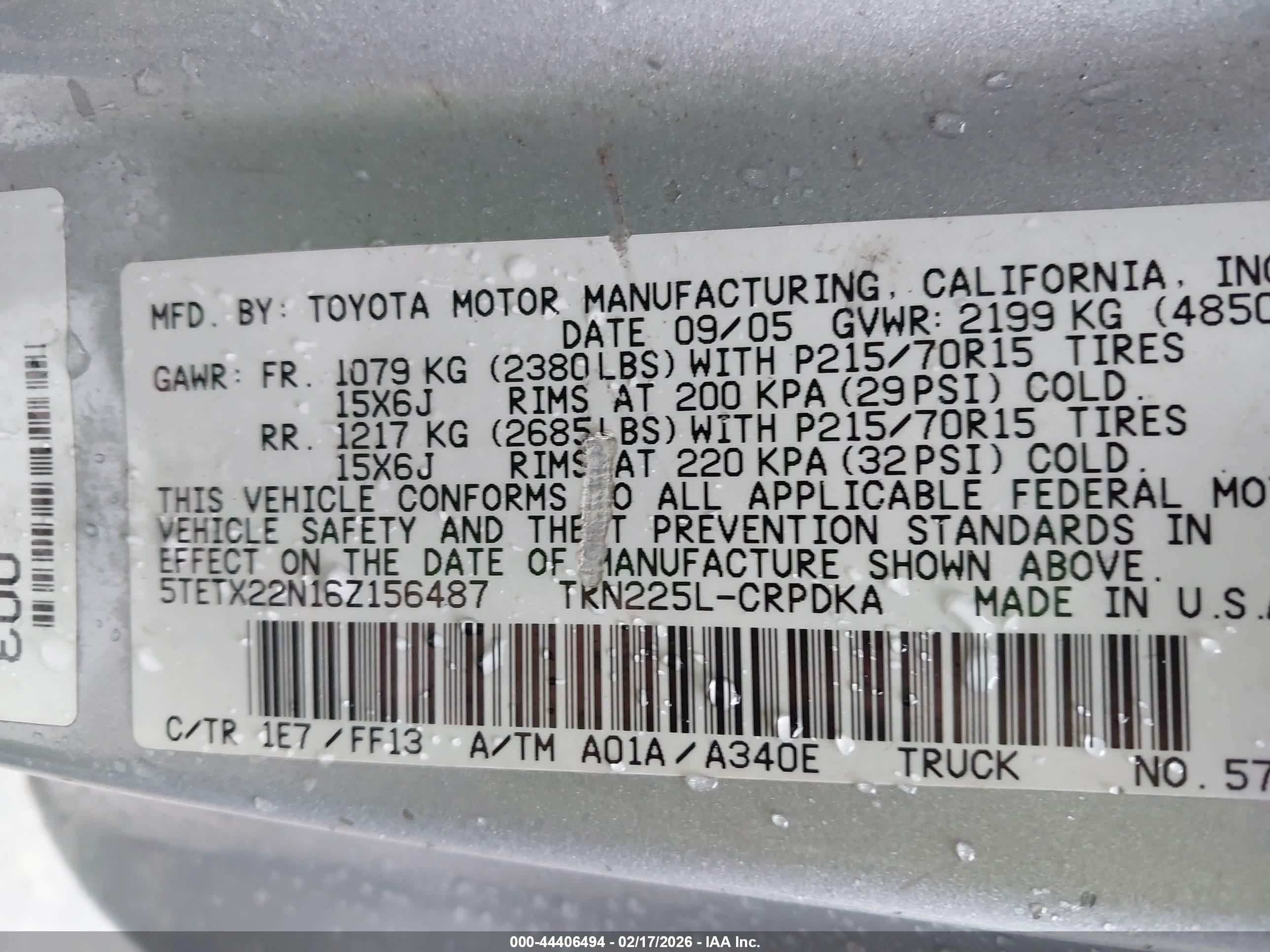 TOYOTA TACOMA image 9