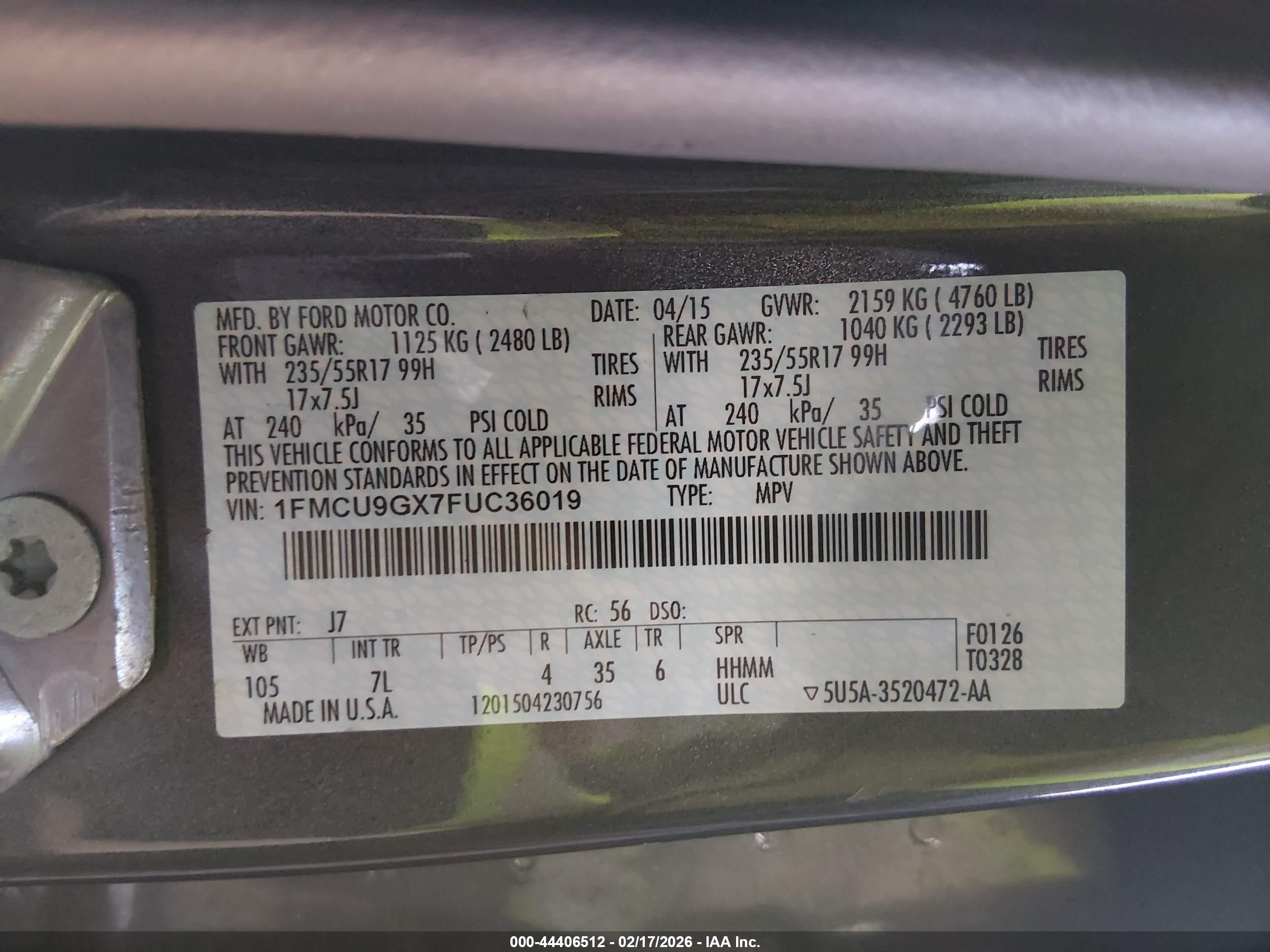 FORD ESCAPE image 9