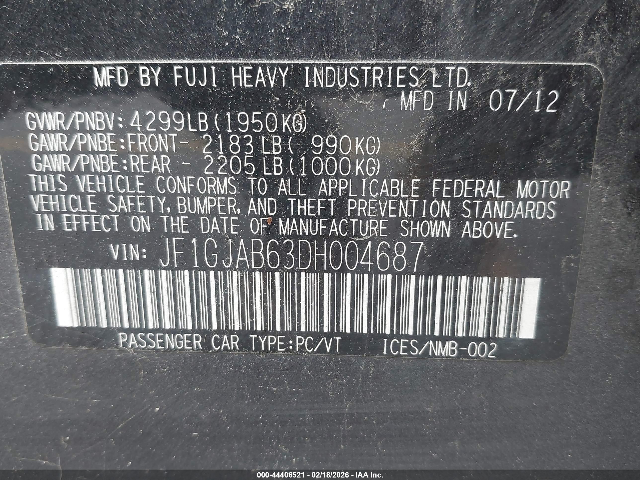 SUBARU IMPREZA image 9