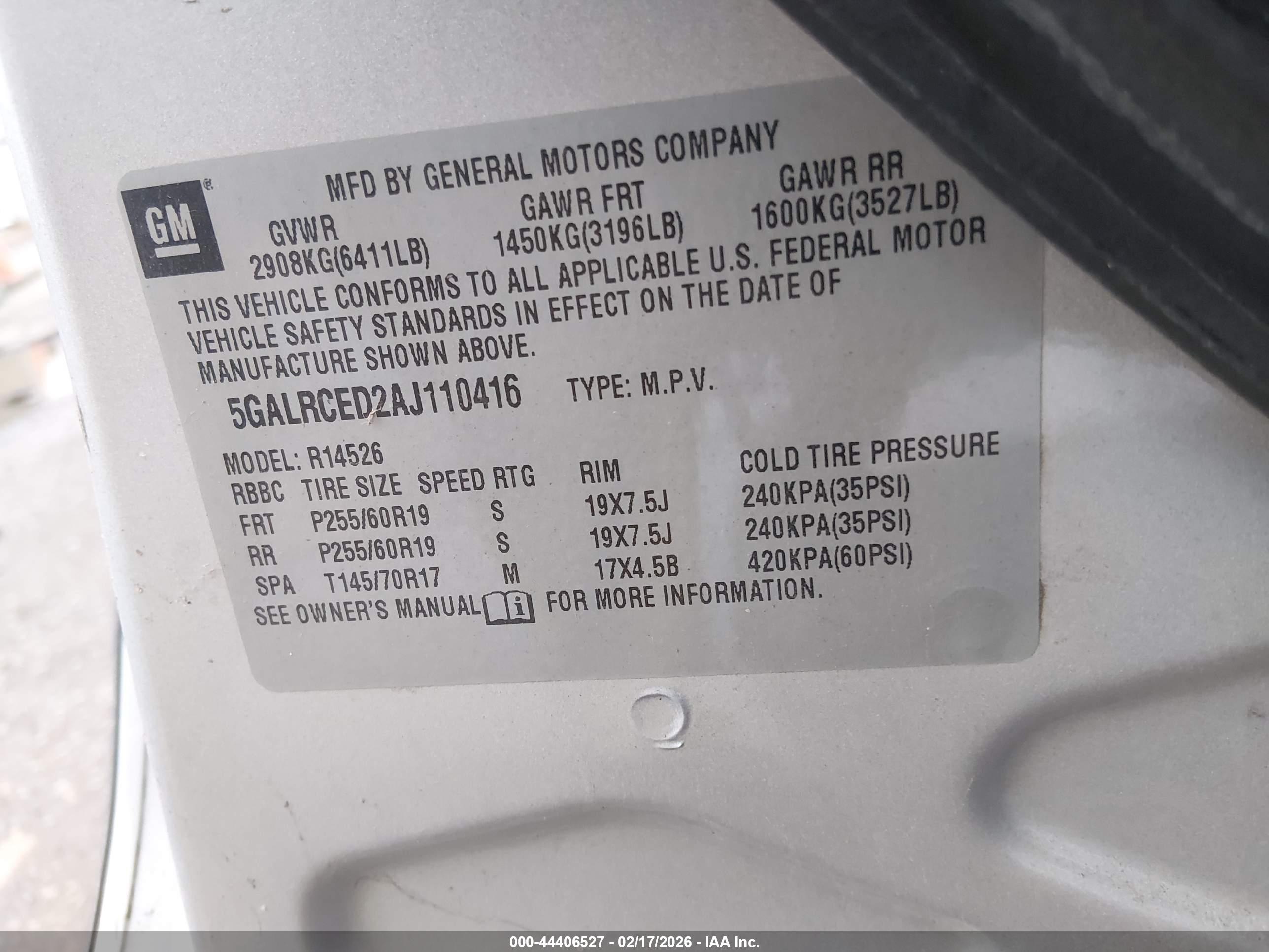 BUICK ENCLAVE image 9