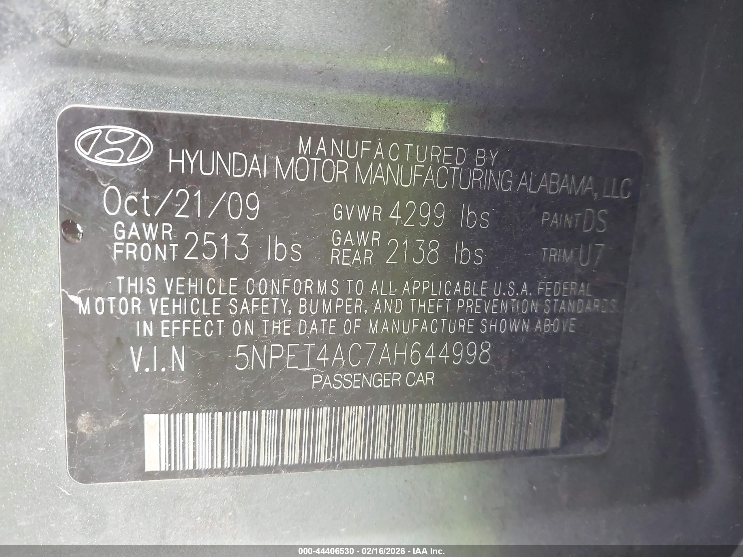 HYUNDAI SONATA image 9