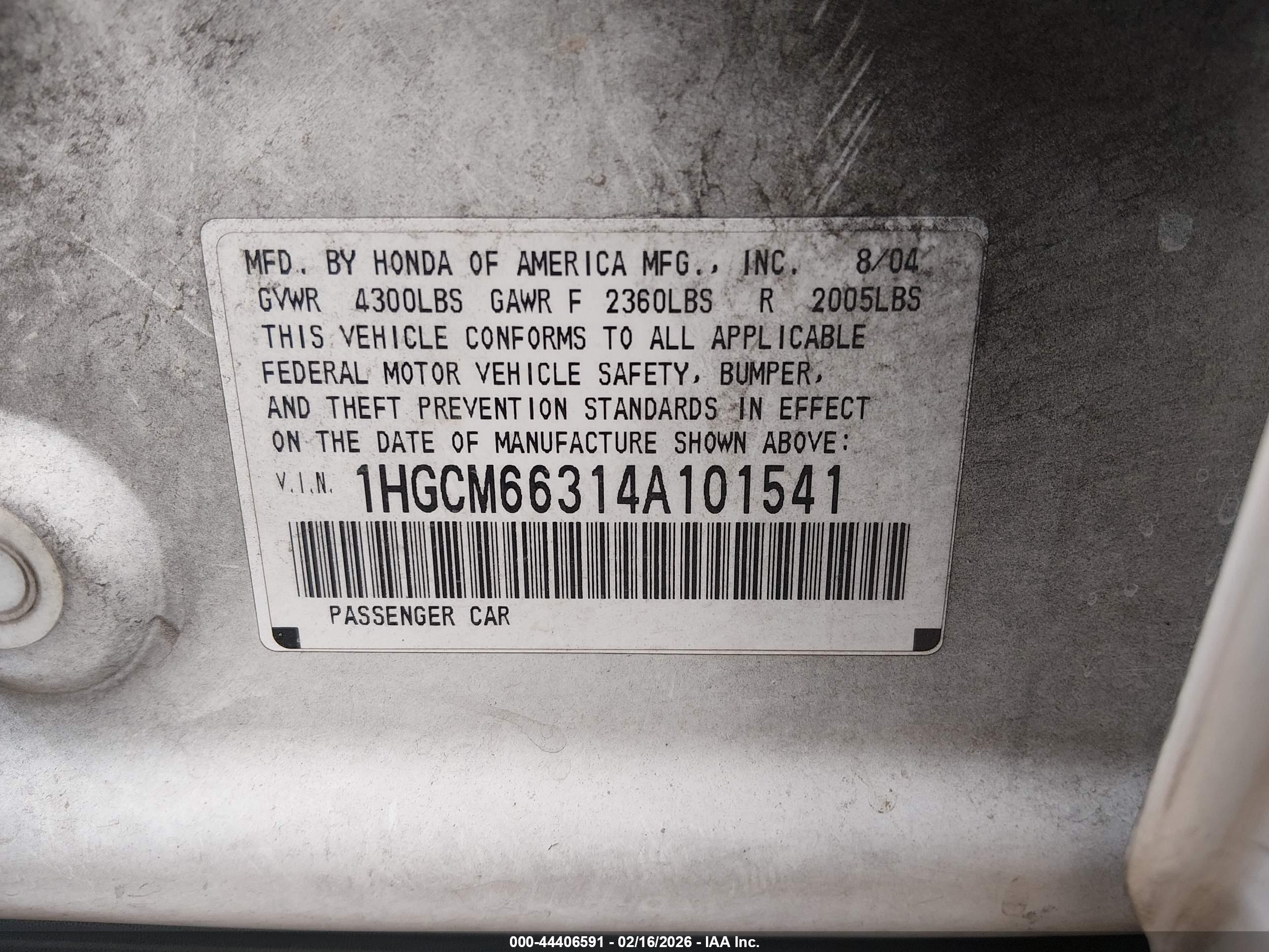HONDA ACCORD image 9