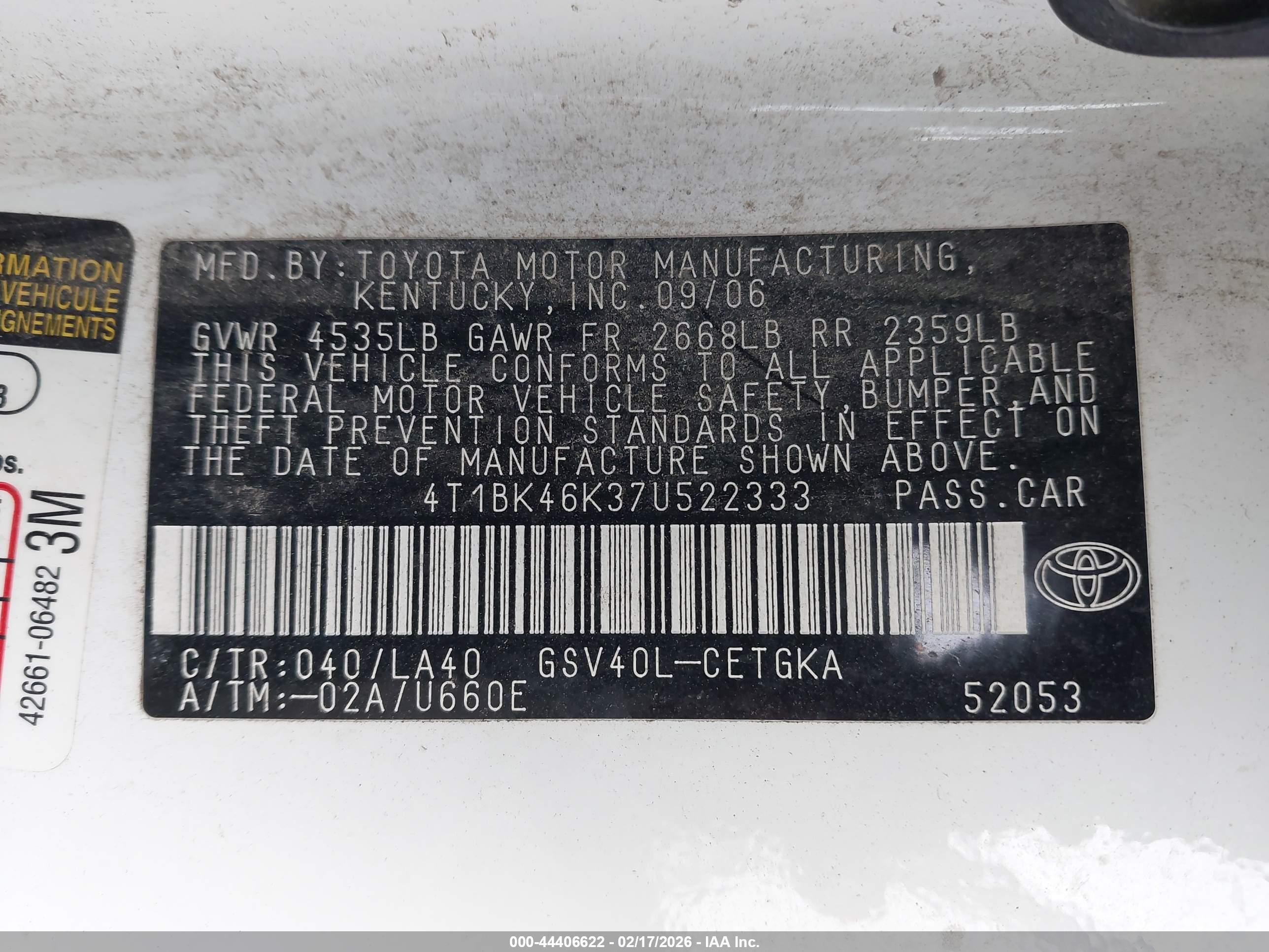 TOYOTA CAMRY image 9